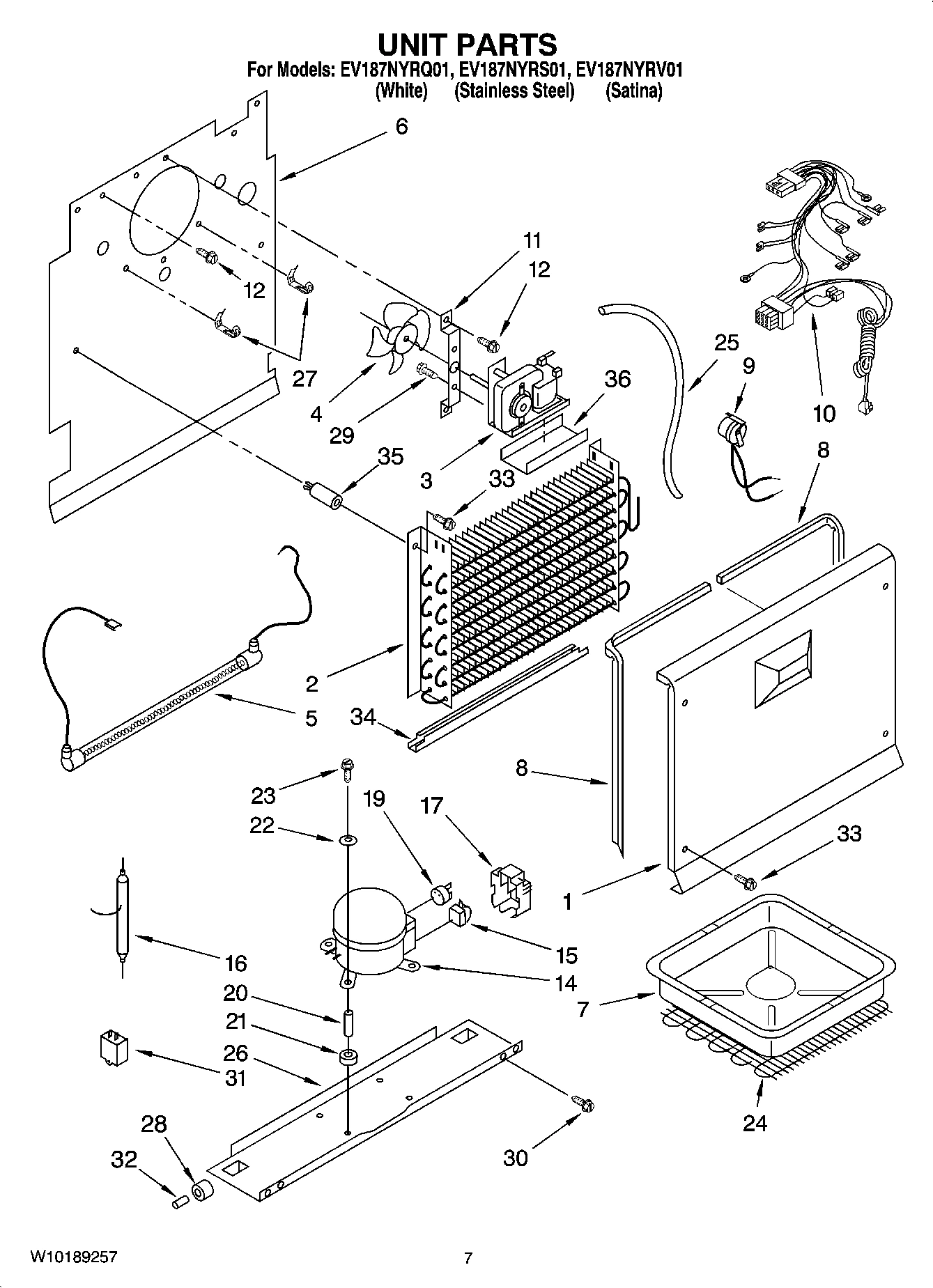 04 - UNIT PARTS, OPTIONAL PARTS (NOT INCLUDED)