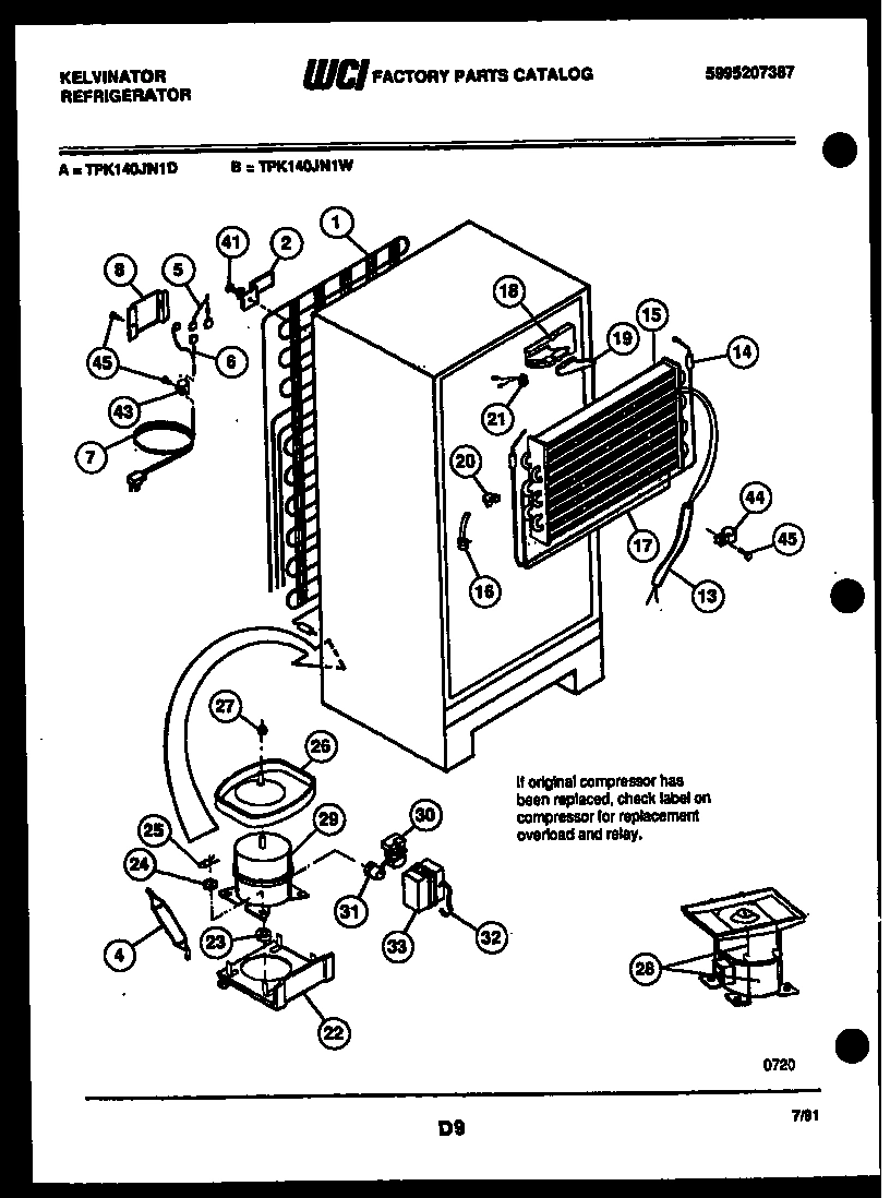05 - SYSTEM AND AUTOMATIC DEFROST PARTS