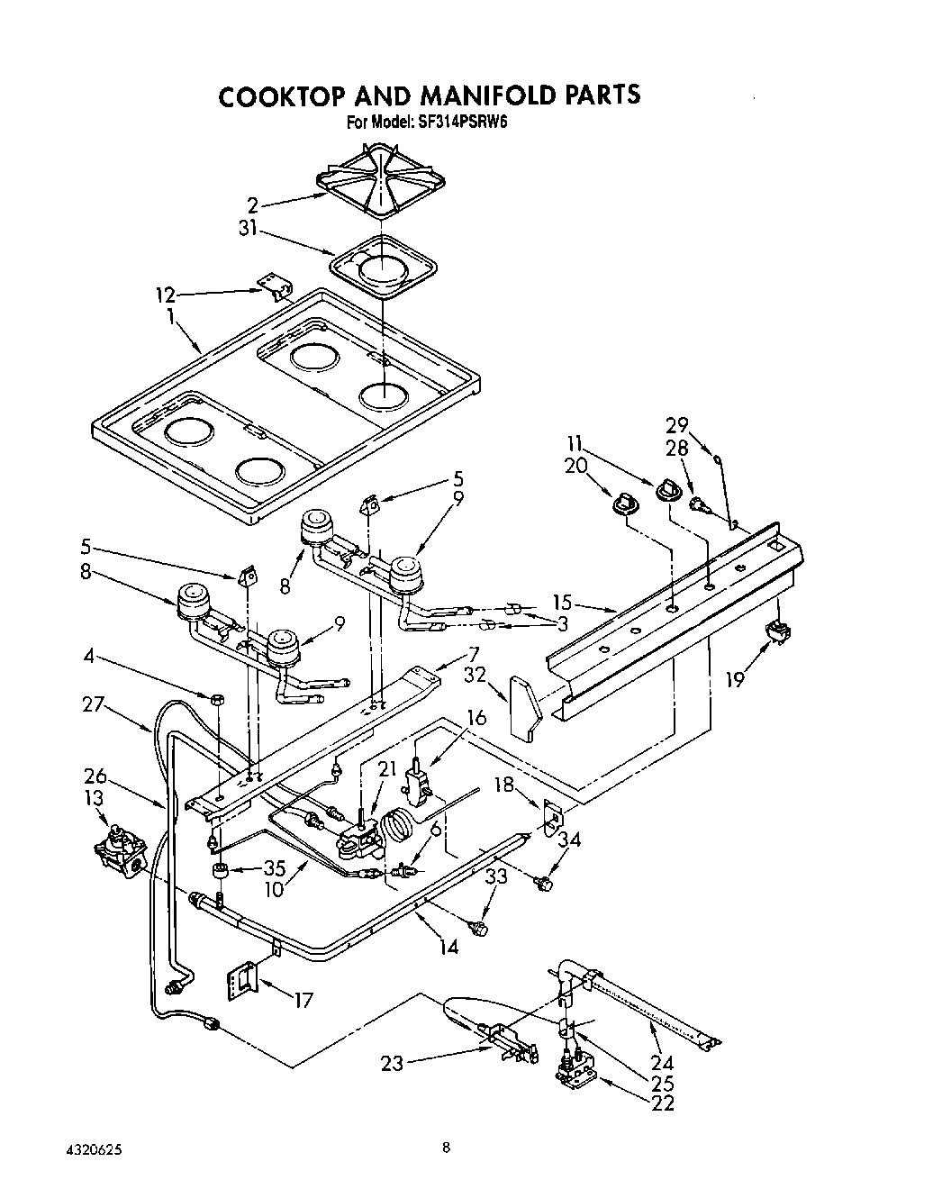 06 - COOKTOP AND MANIFOLD, LIT/OPTIONAL