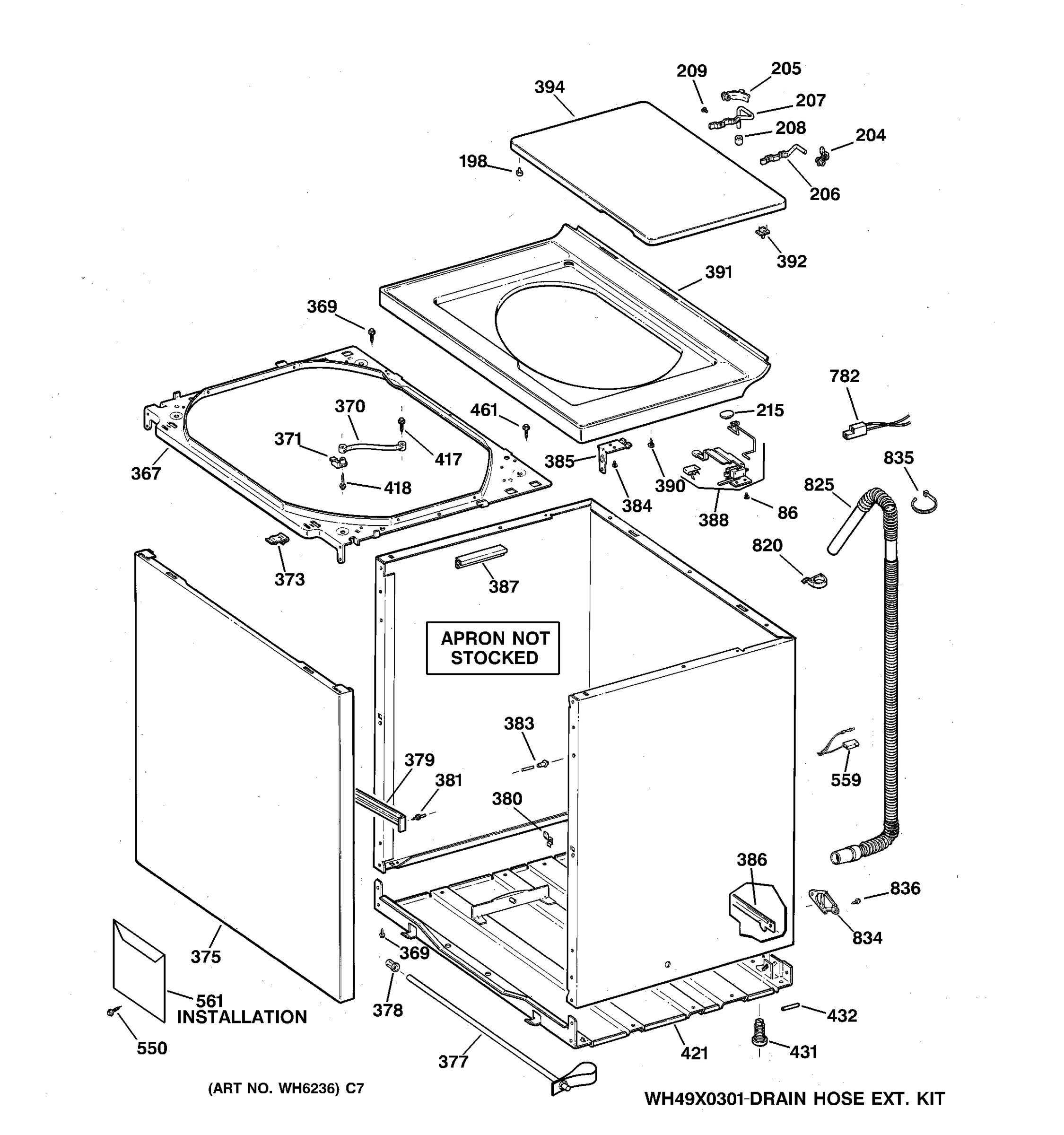 CABINET, COVER & FRONT PANEL