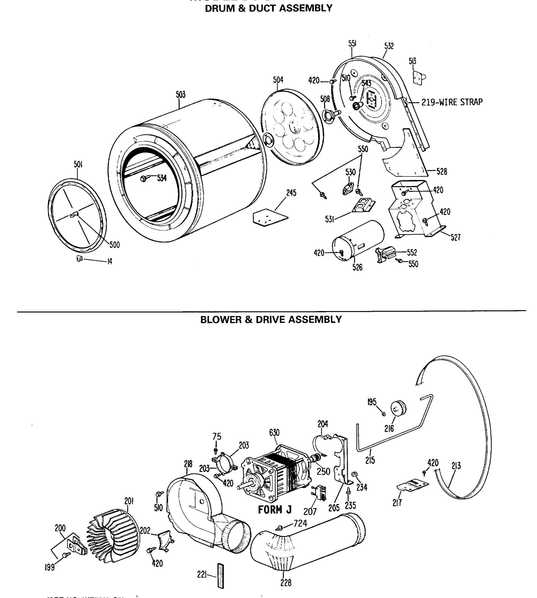 DRUM & DUCT ASSEMBLY