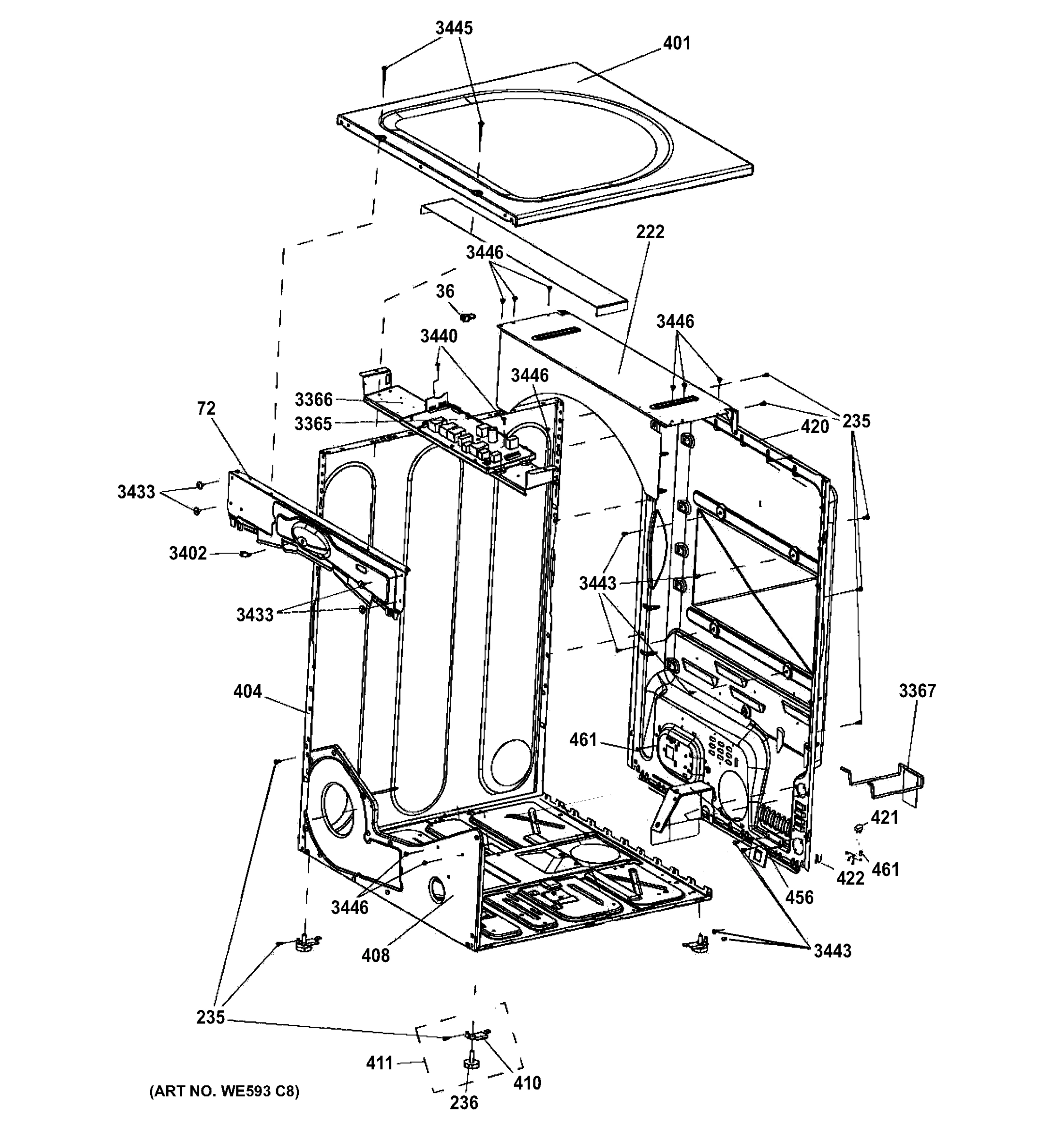 CABINET & TOP PANEL