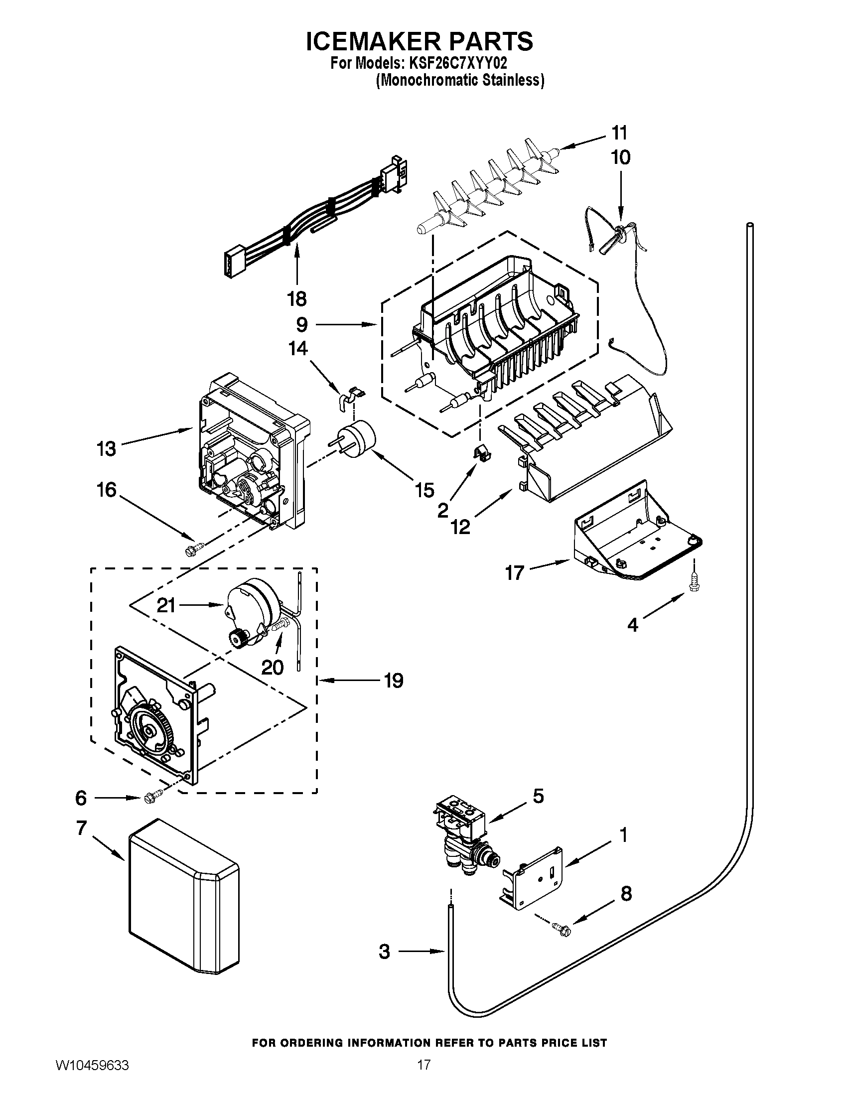 10 - ICEMAKER PARTS