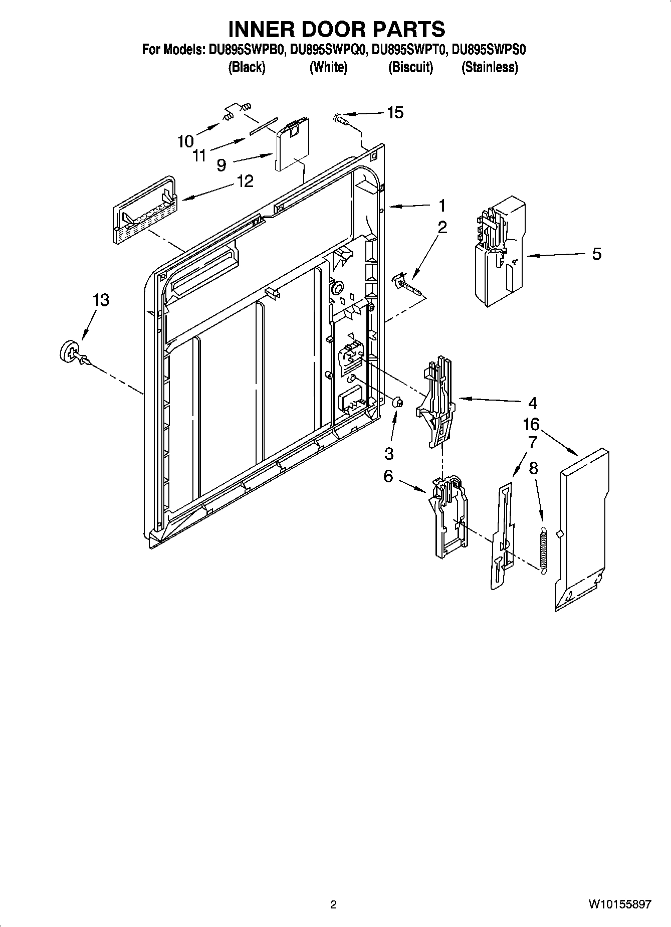 02 - INNER DOOR PARTS
