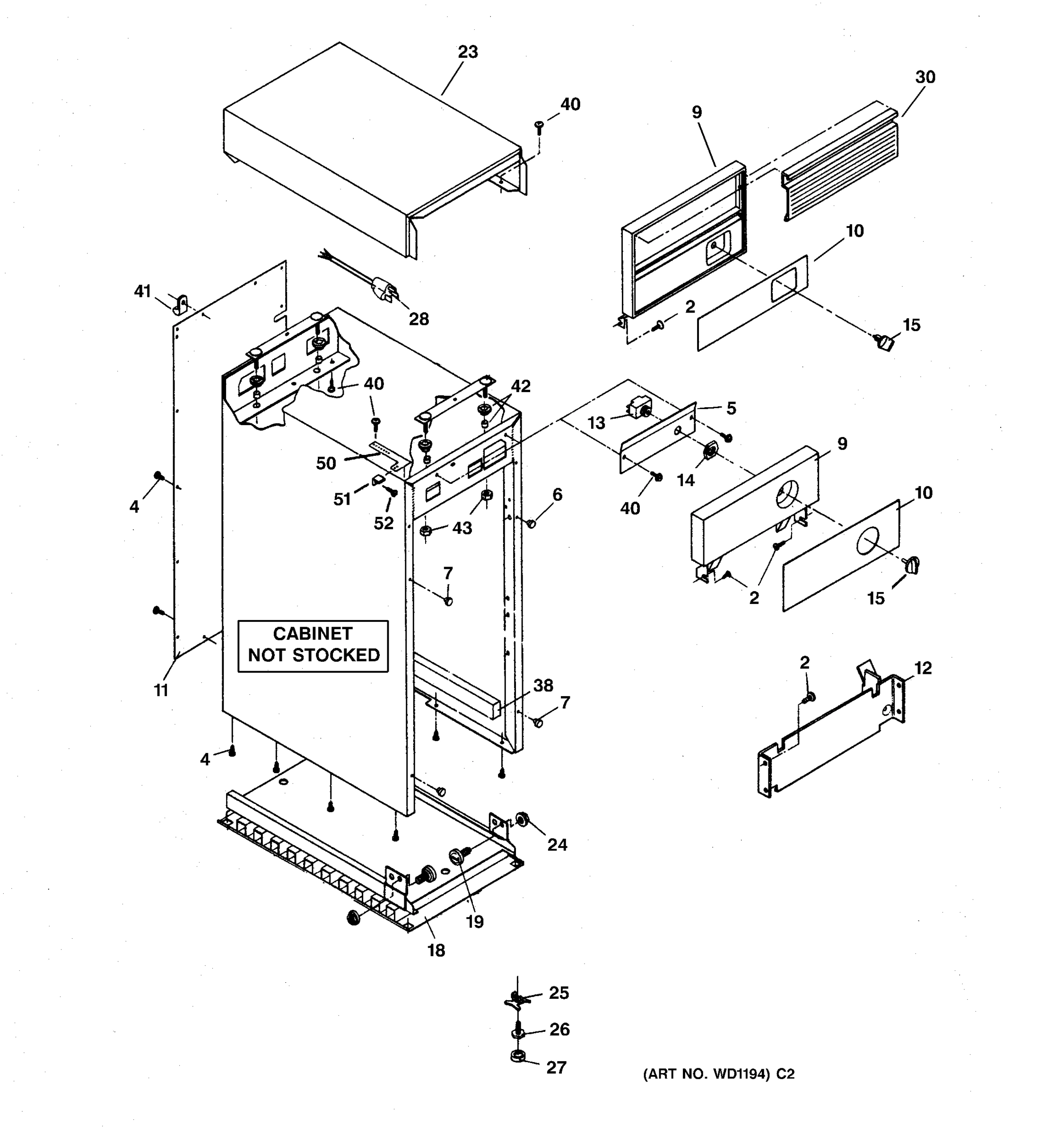 CABINET & CONTROL PARTS