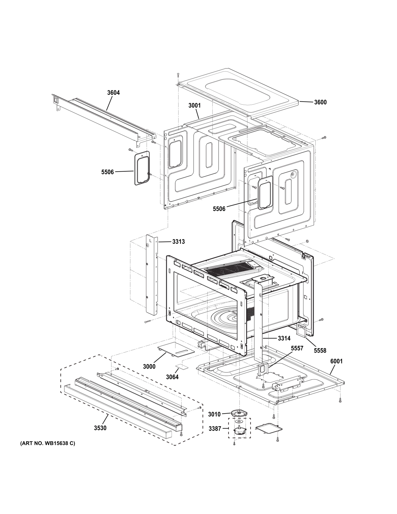 OVEN CAVITY PARTS