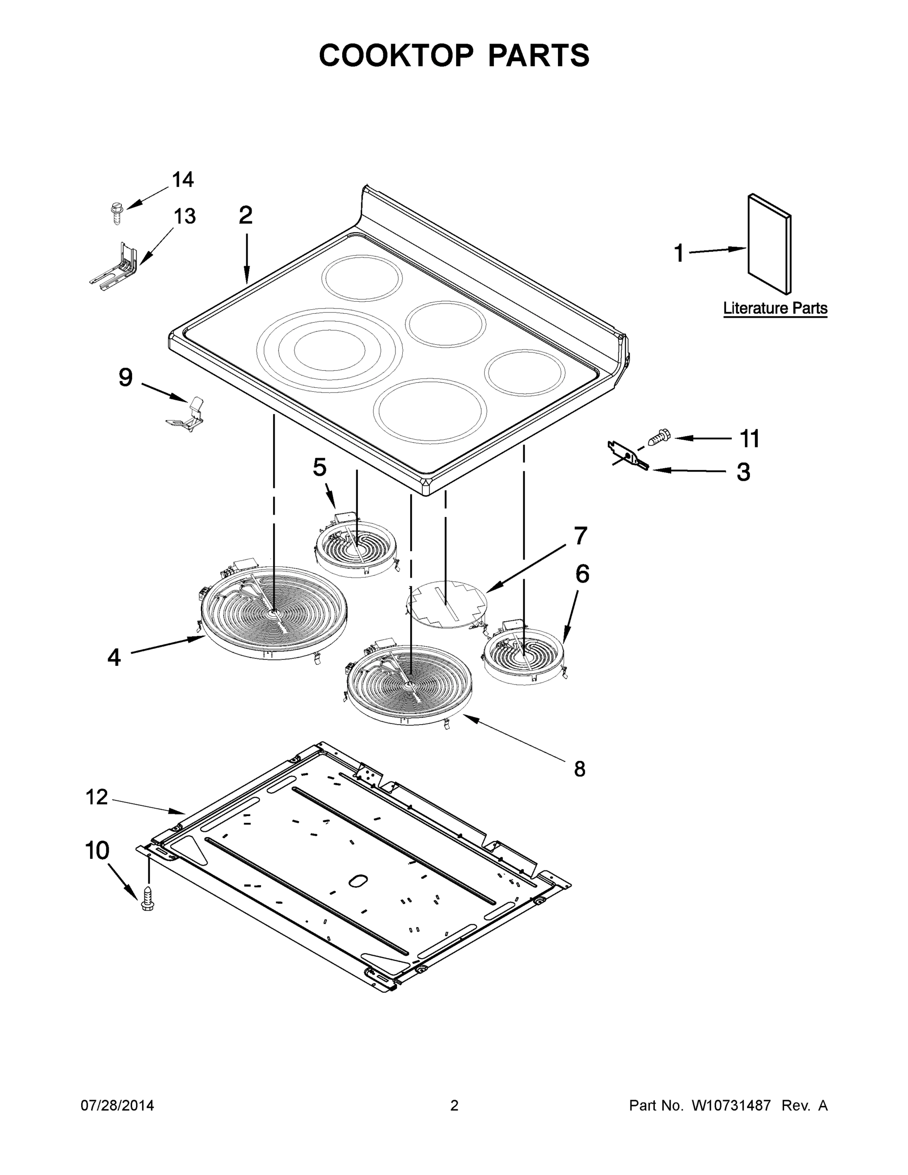02 - COOKTOP PARTS