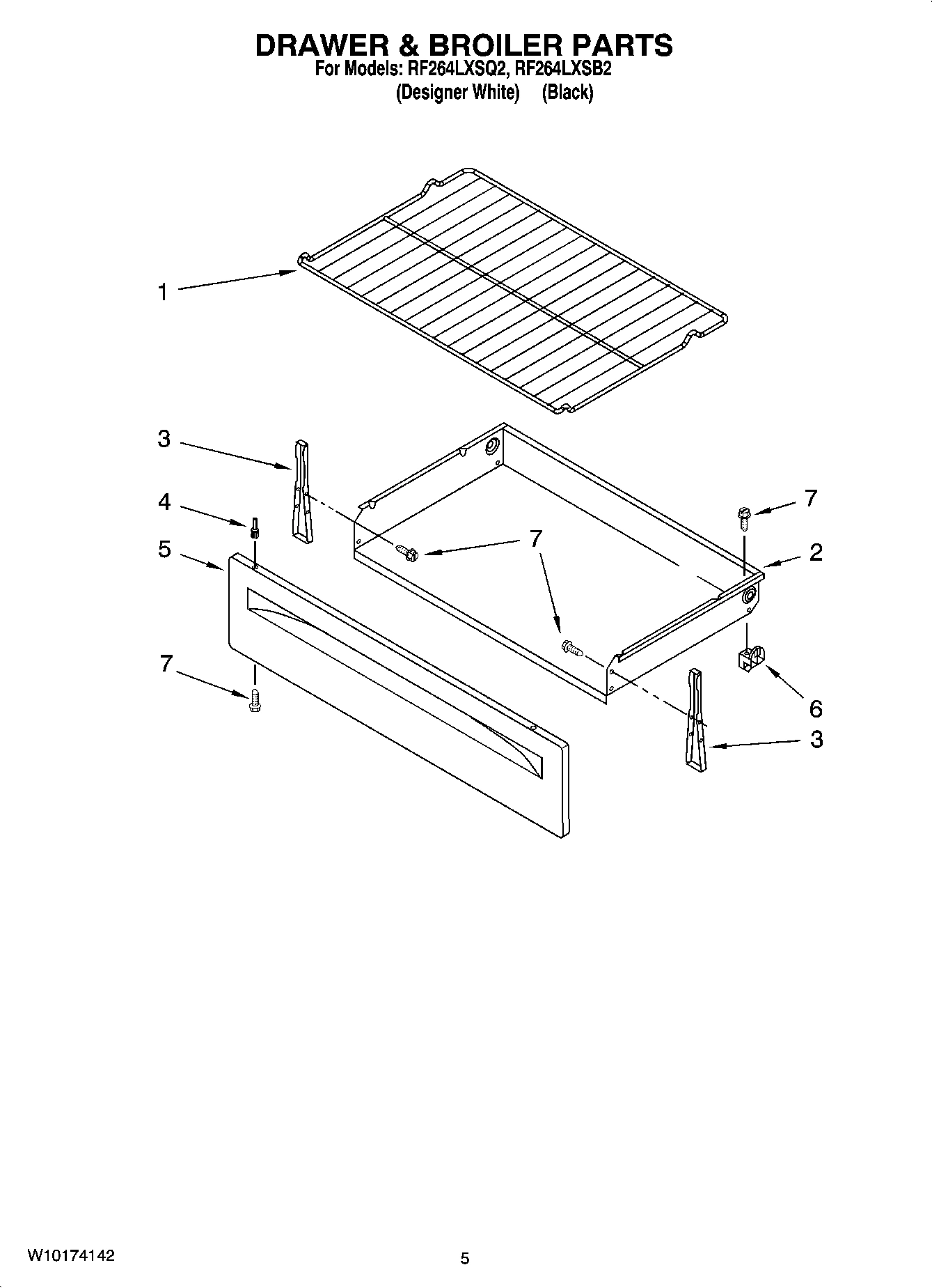 04 - DRAWER & BROILER PARTS