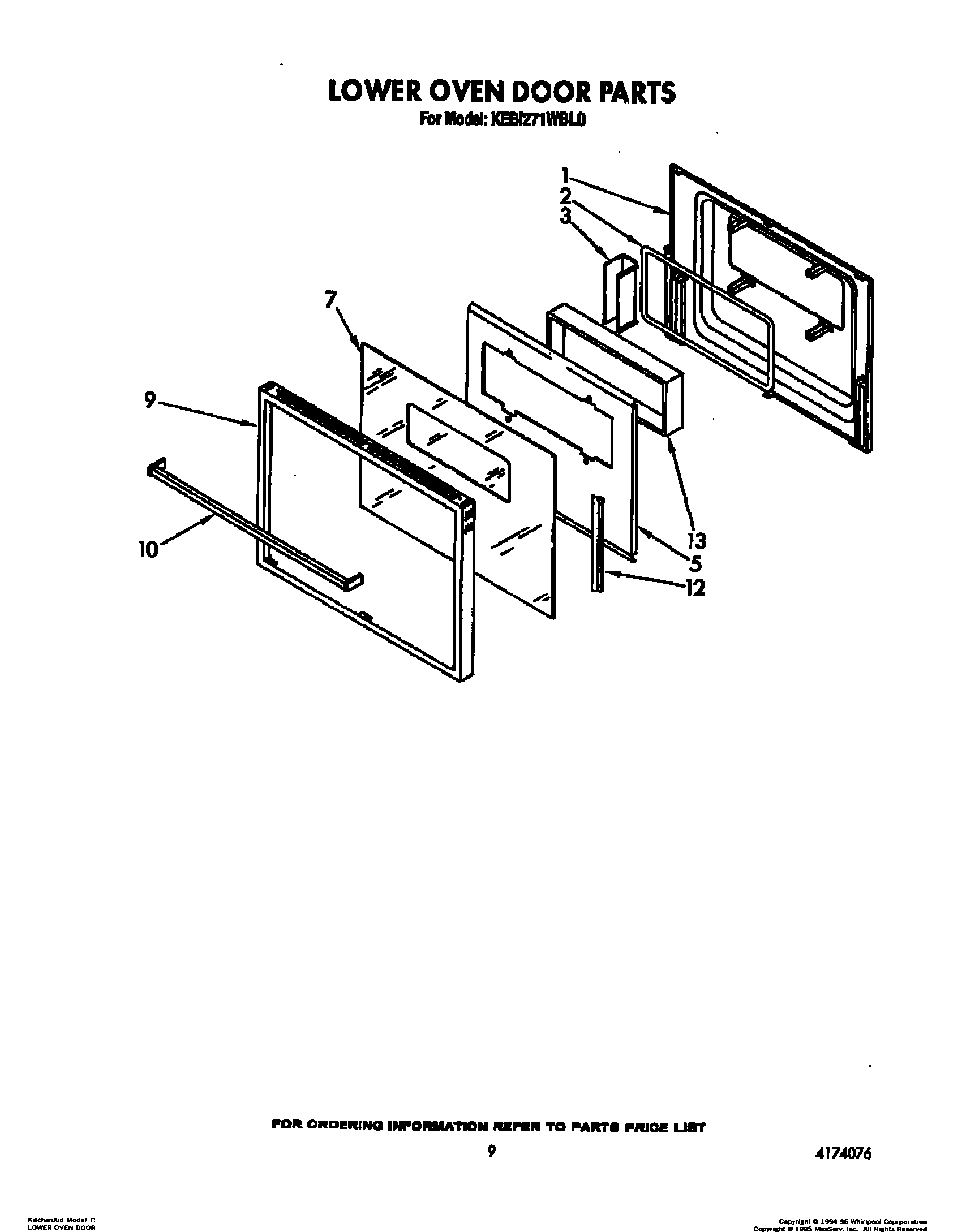 06 - LOWER OVEN DOOR