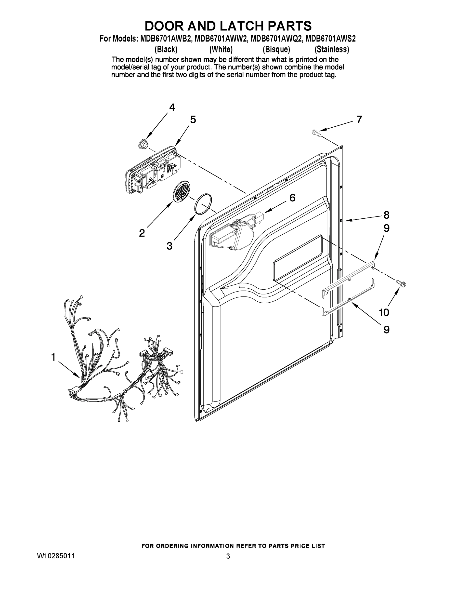 03 - DOOR AND LATCH PARTS