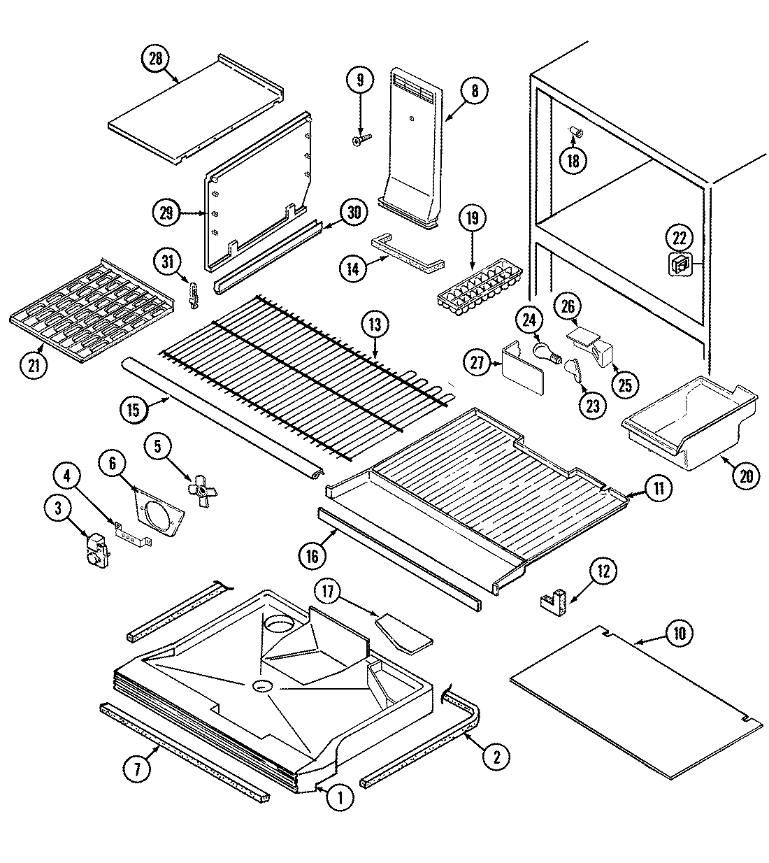 01 - FREEZER COMPARTMENT