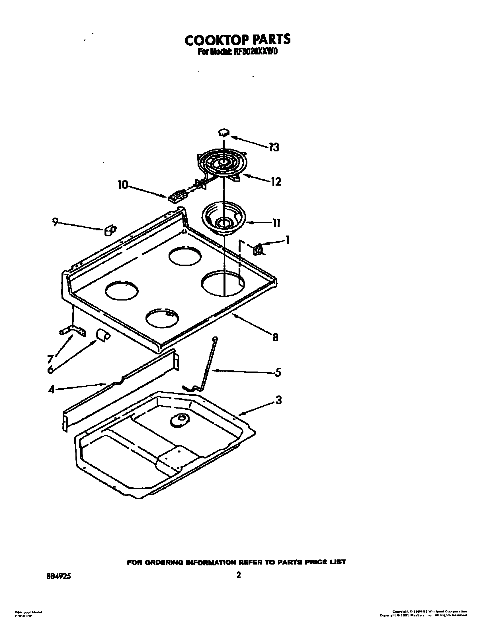 02 - COOKTOP, LIT/OPTIONAL