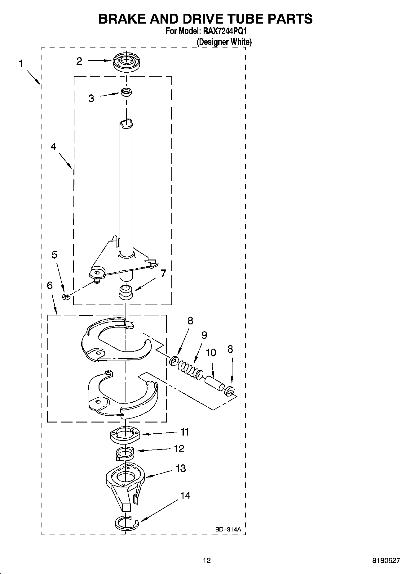 08 - BRAKE AND DRIVE TUBE PARTS