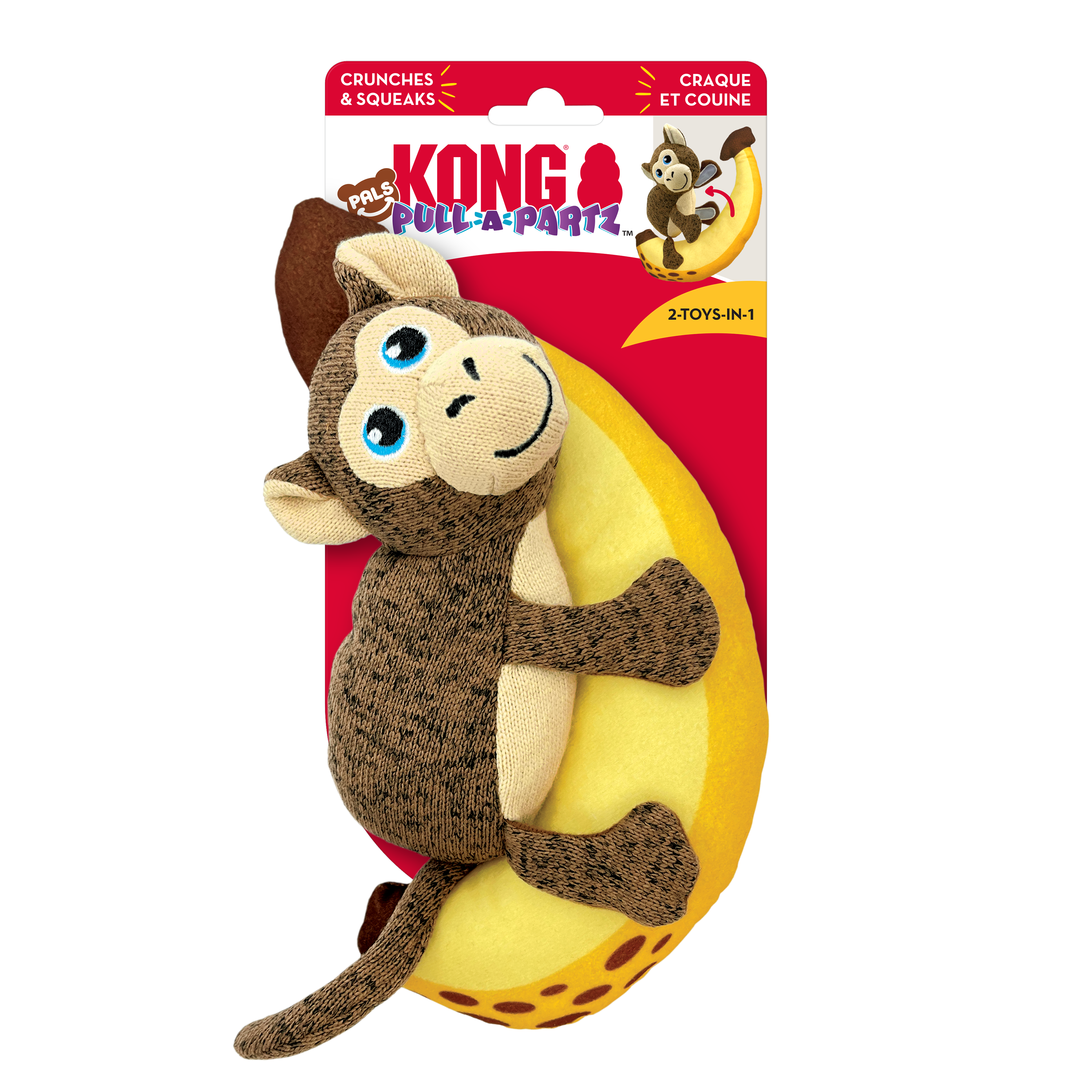 Pull-A-Partz Pals Monkey onpack product image