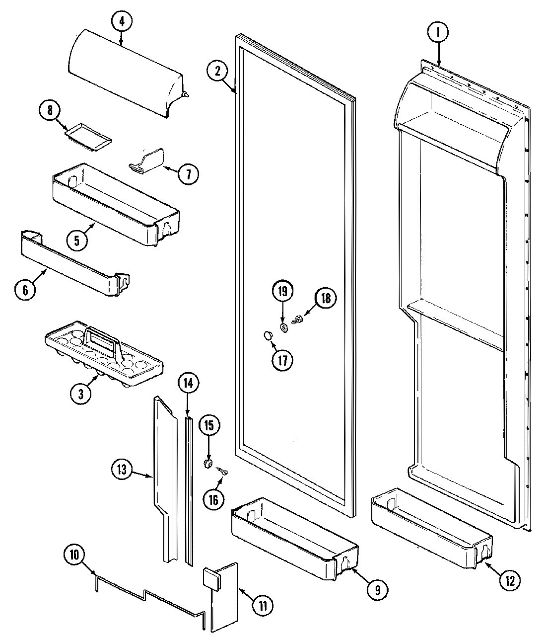 05 - FRESH FOOD INNER DOOR