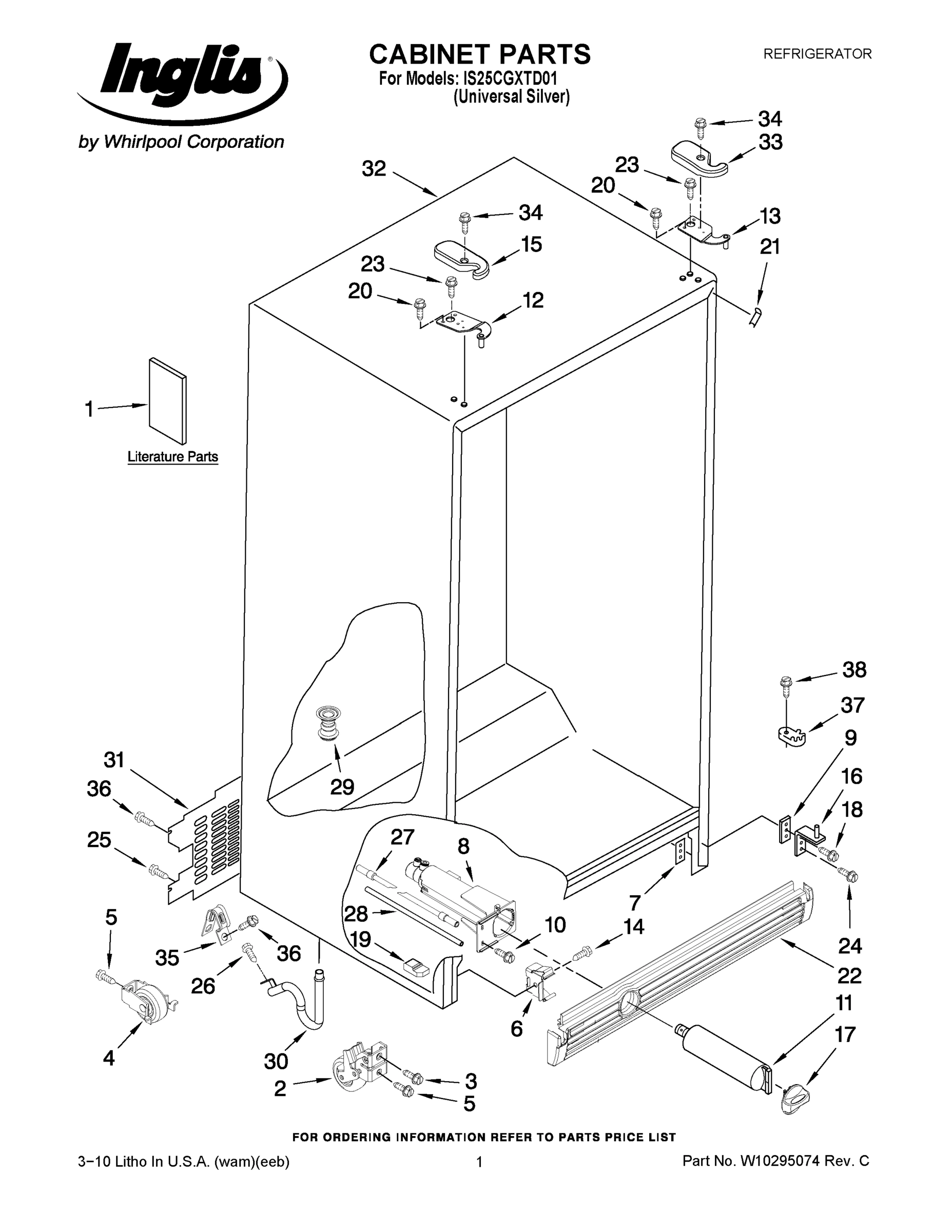 01 - CABINET PARTS