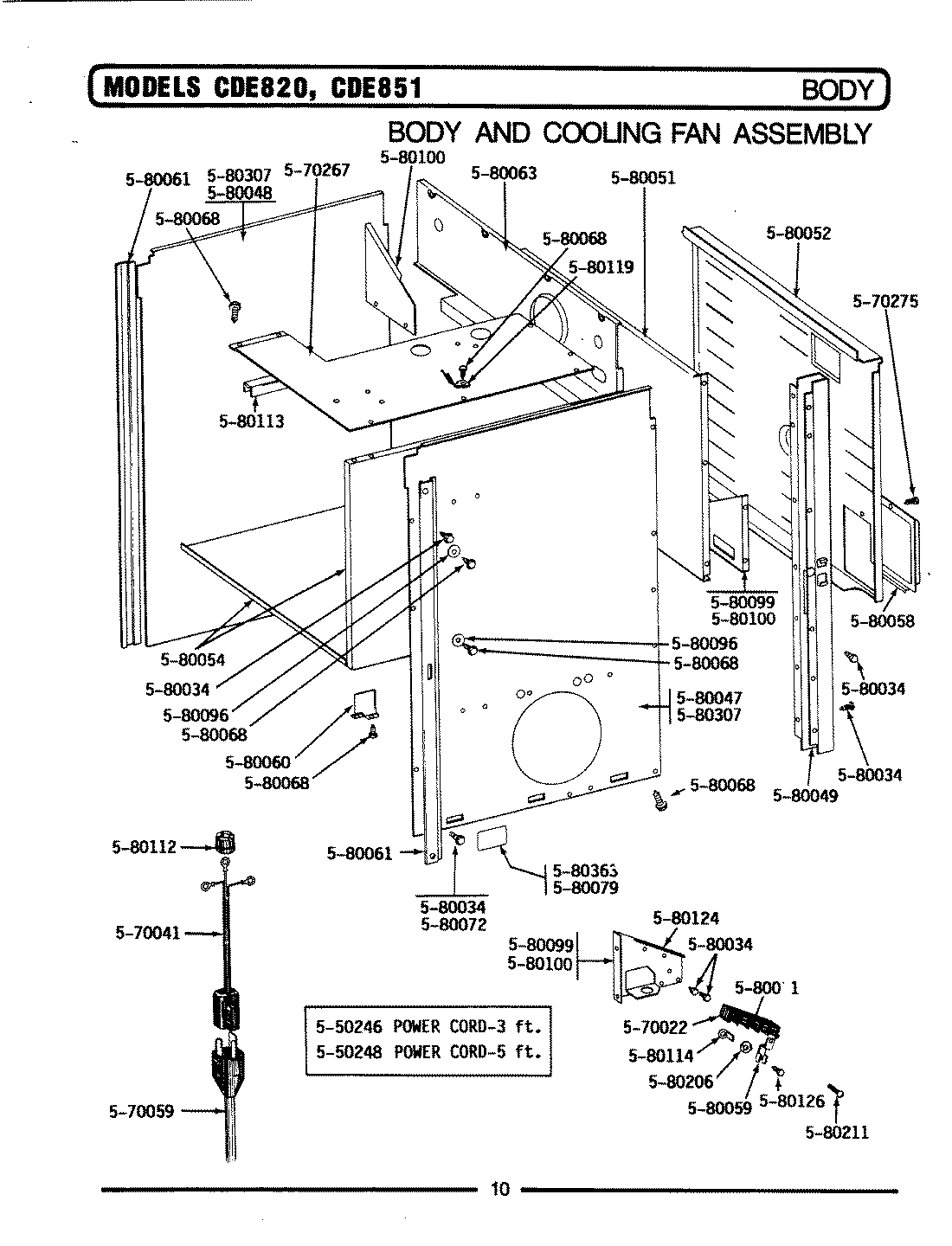 04 - BODY/COOLING FAN ASSEMBLY