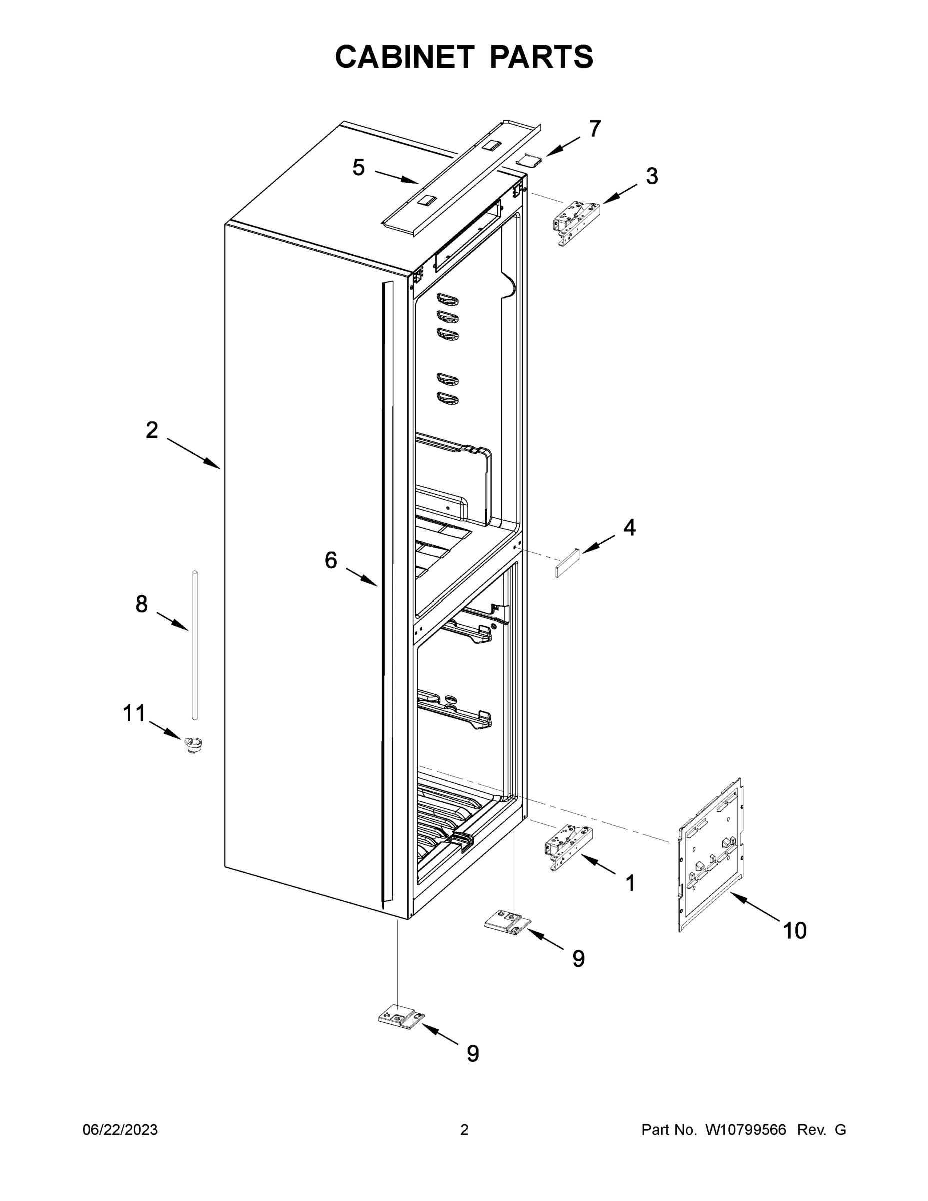 02 - CABINET PARTS