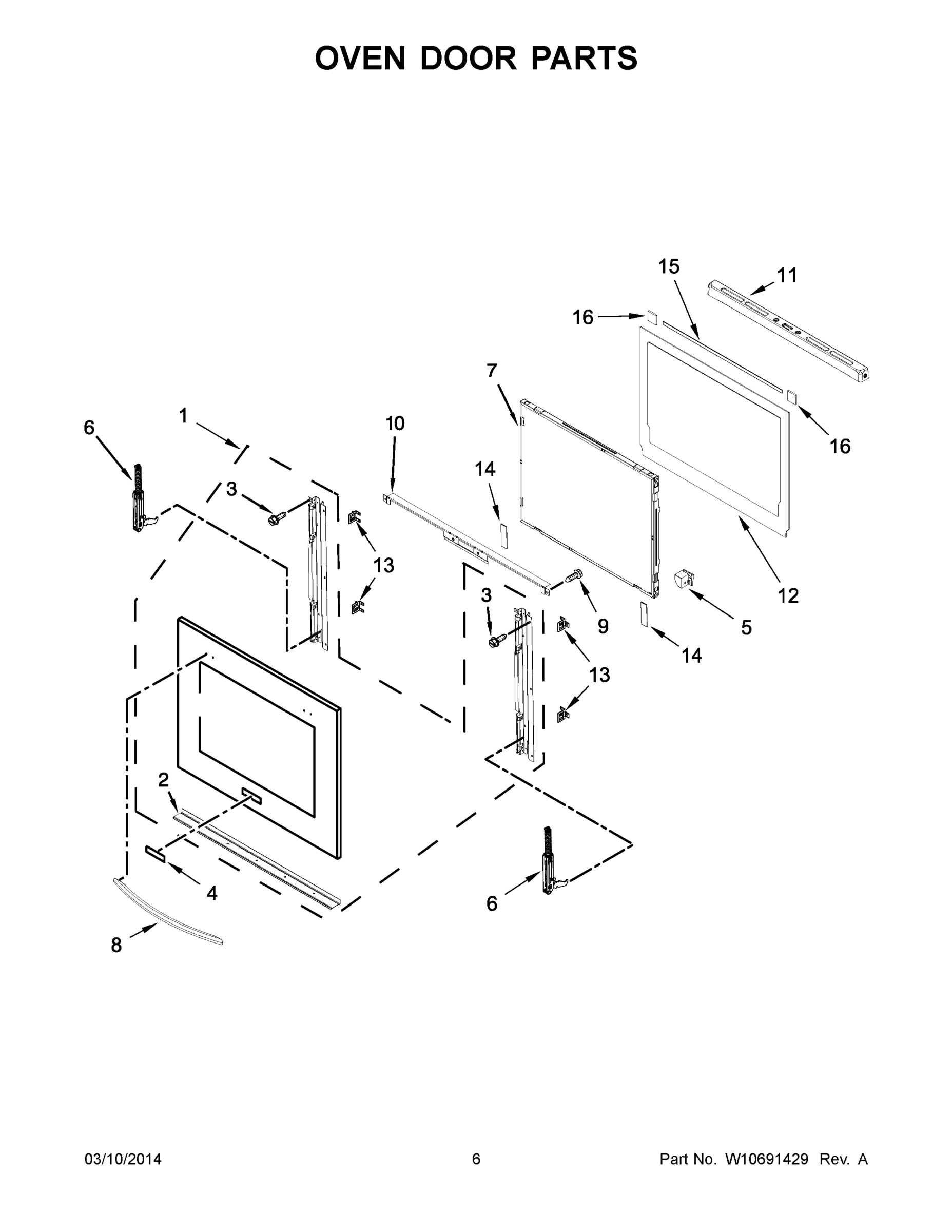 04 - OVEN DOOR PARTS