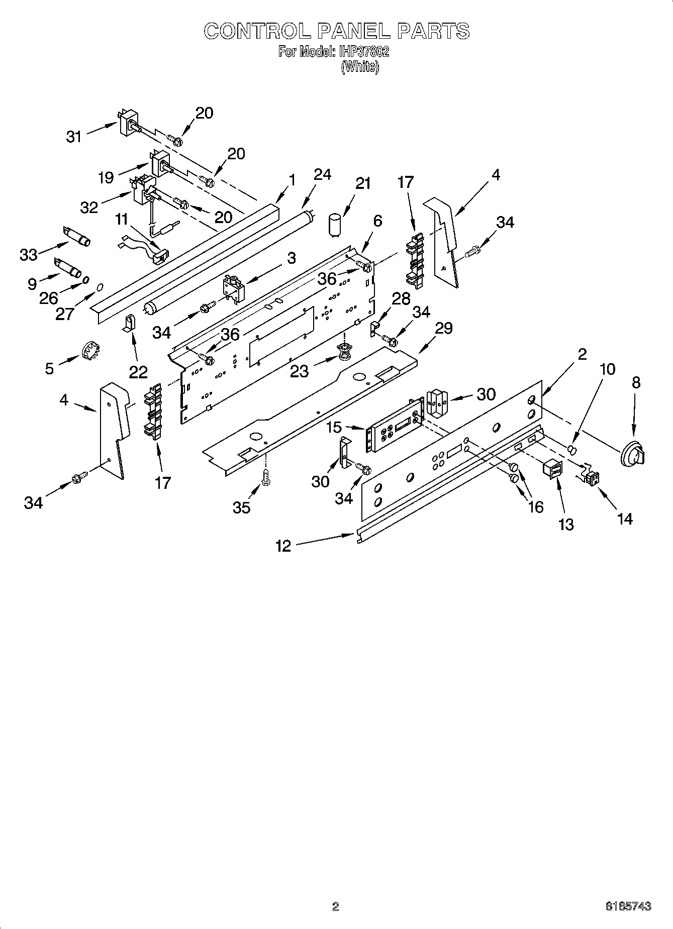 02 - CONTROL PANEL PARTS