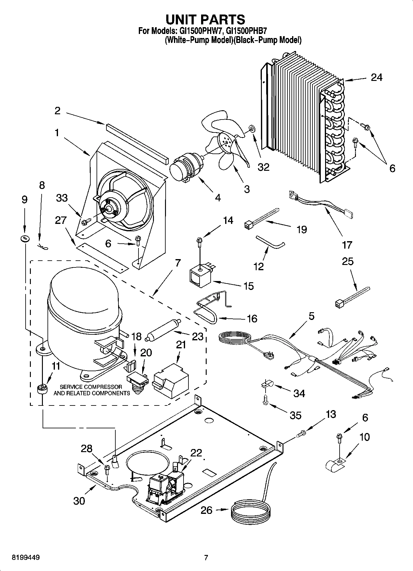 05 - UNIT PARTS, OPTIONAL PARTS (NOT INCLUDED)
