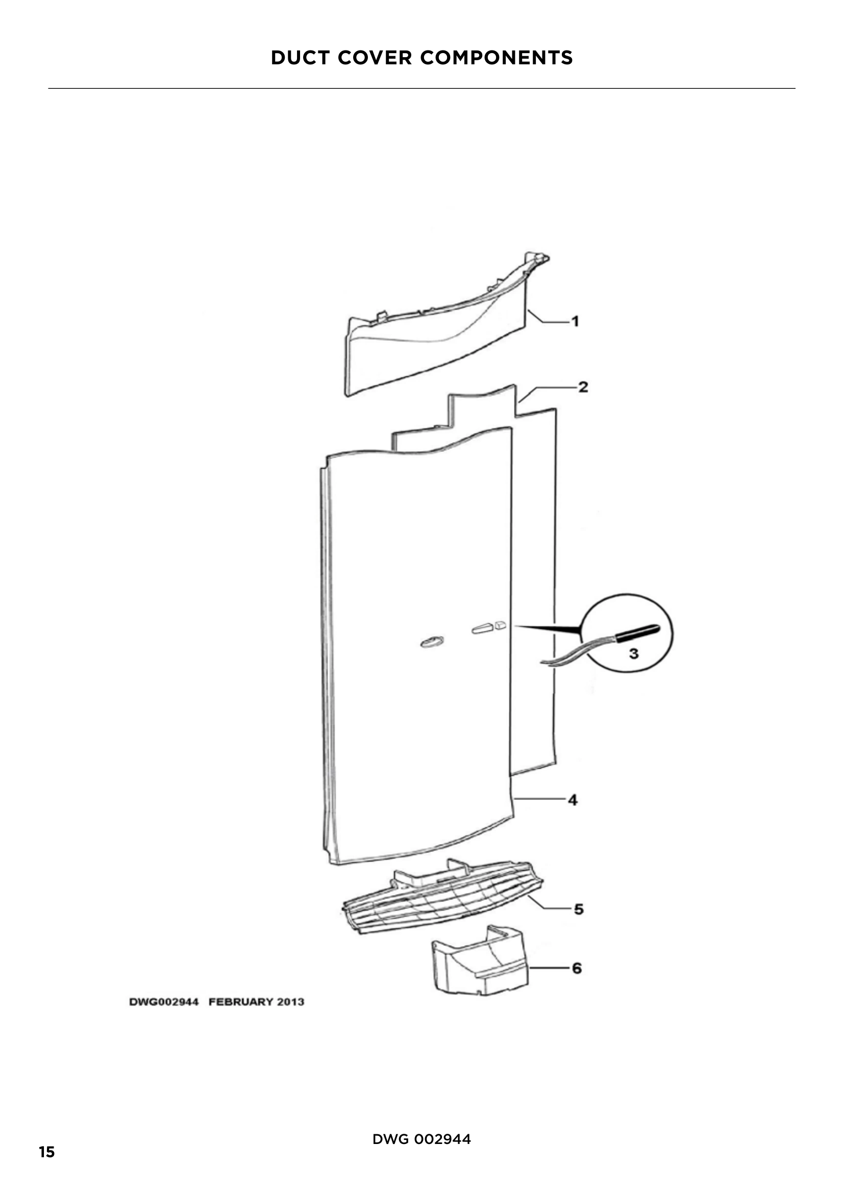 DUCT COVER COMPONENTS