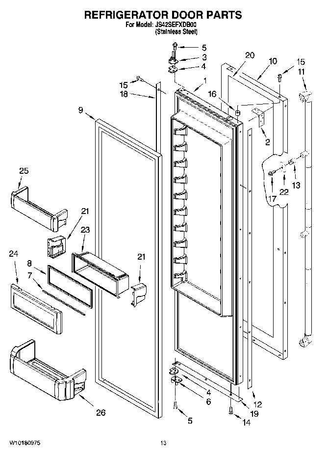 09 - REFRIGERATOR DOOR PARTS