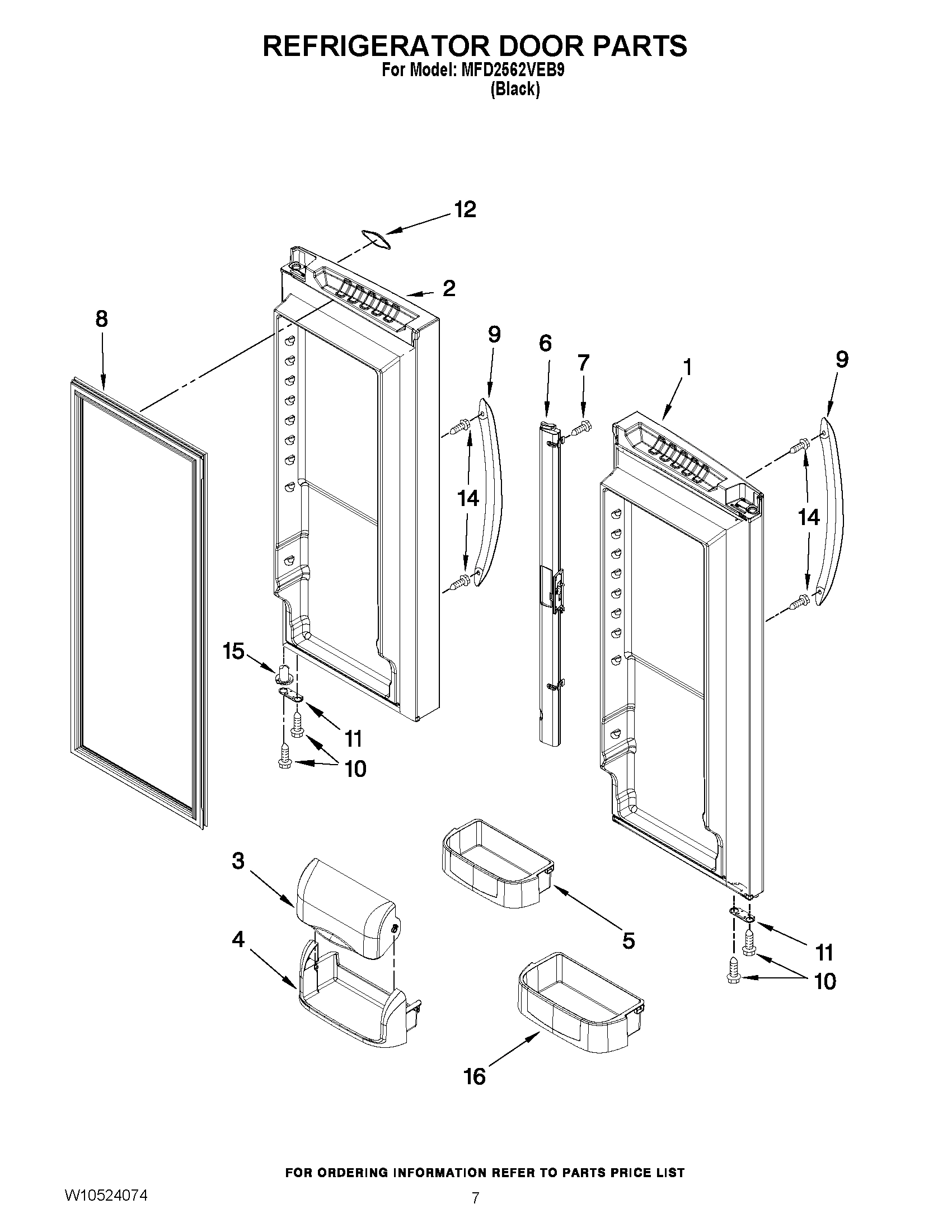 04 - REFRIGERATOR DOOR PARTS