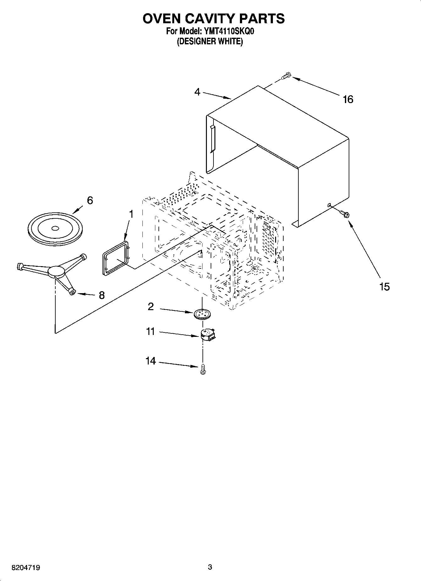 03 - OVEN CAVITY PARTS