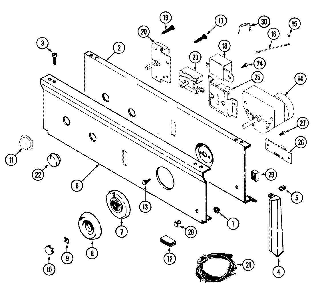03 - CONTROL PANEL (LDE9334ACM & LDG9334AAM)