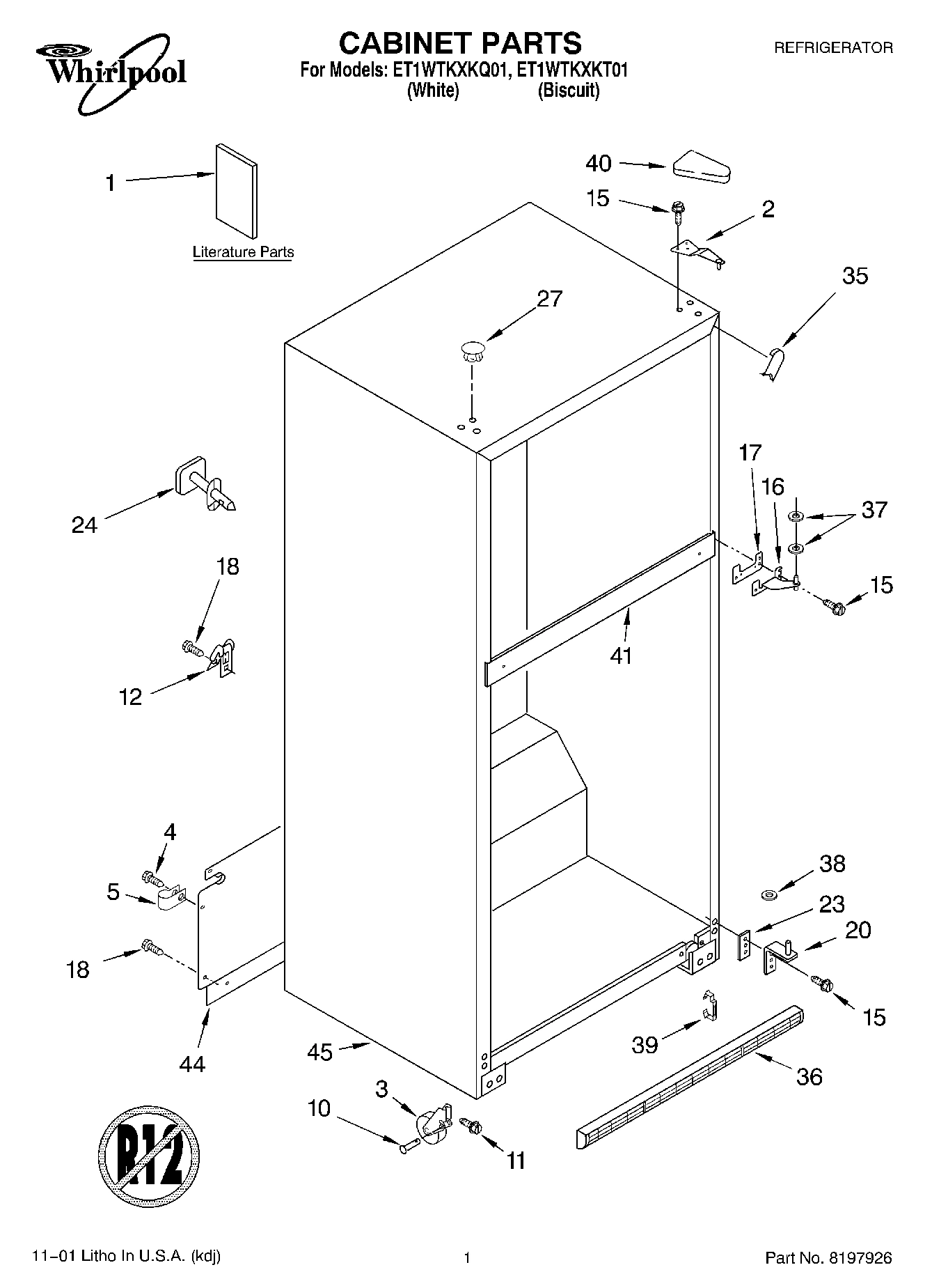 01 - CABINET, LITERATURE