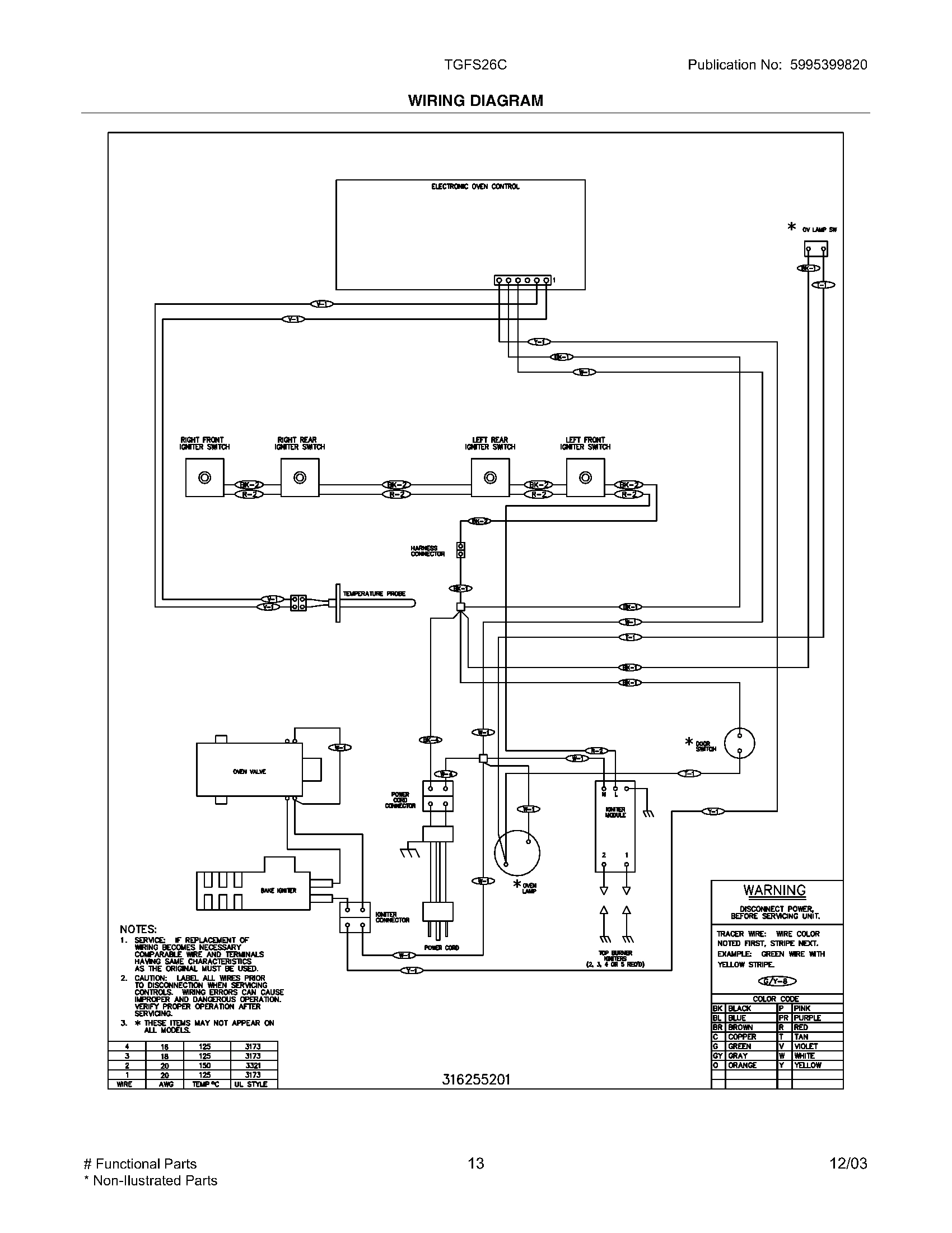 13 - WIRING DIAGRAM