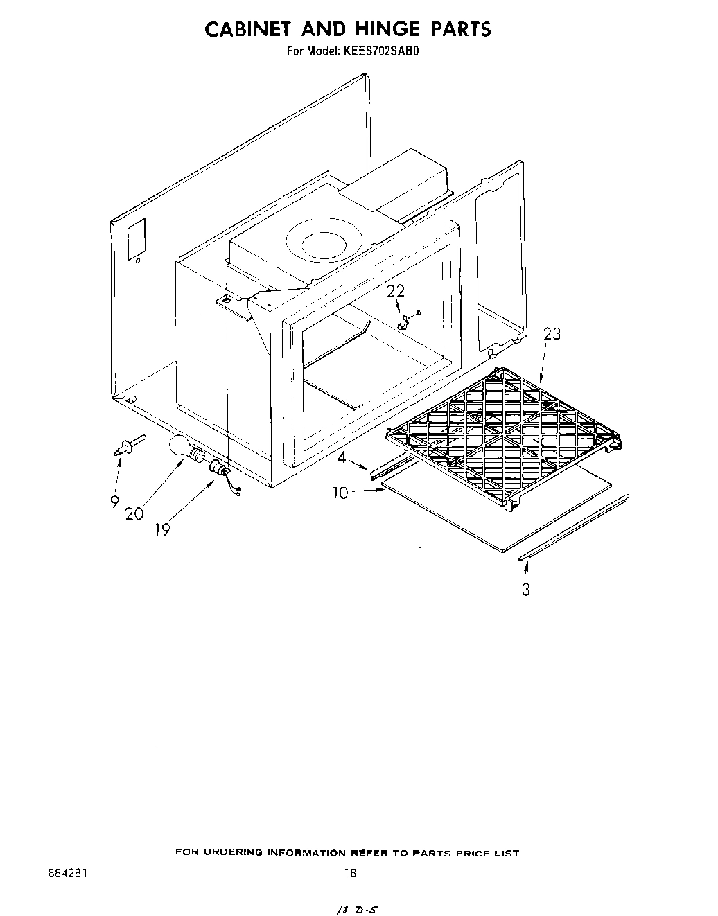 10 - CABINET AND HINGE