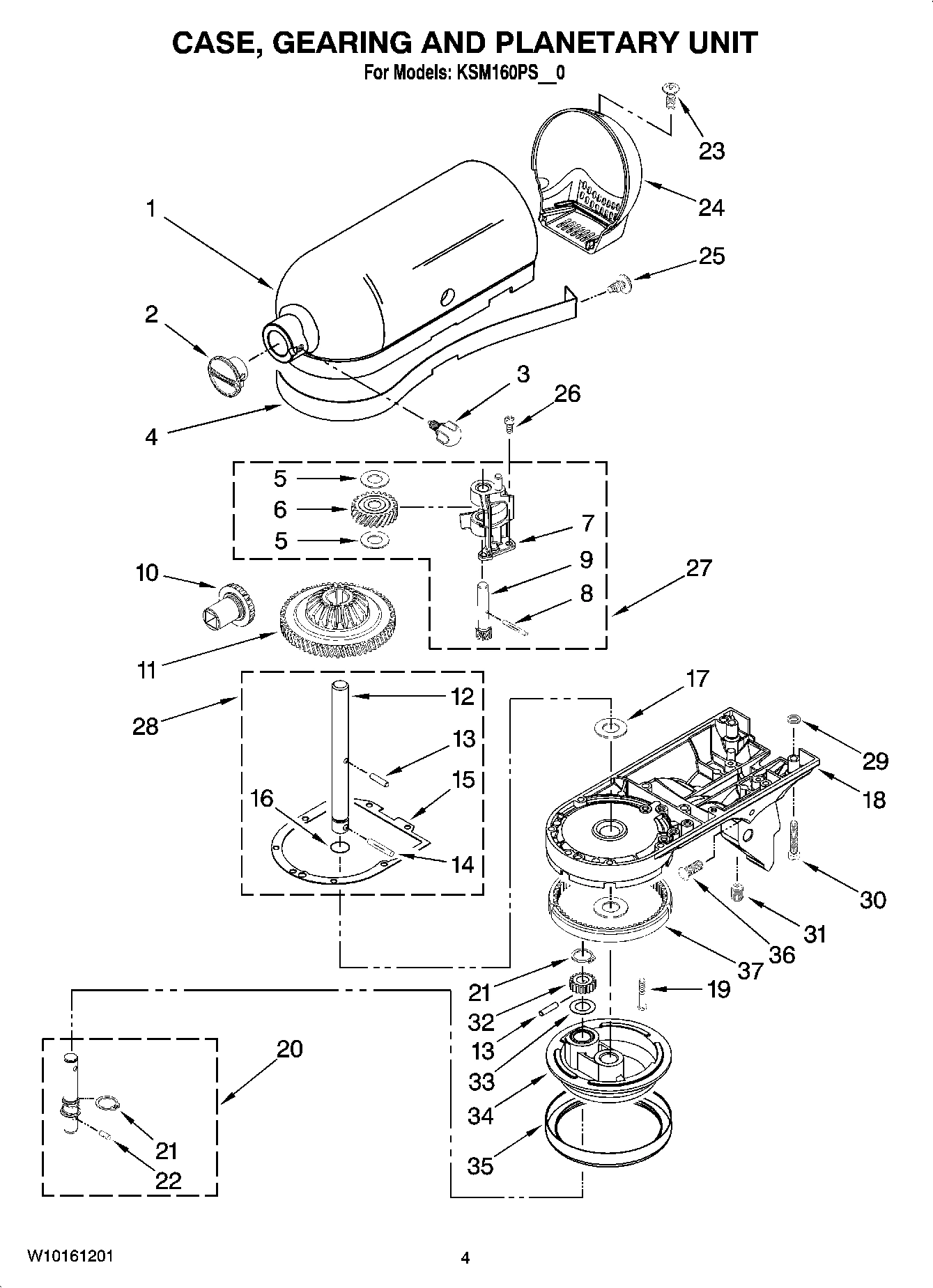 02 - CASE, GEARING AND PLANETARY UNIT