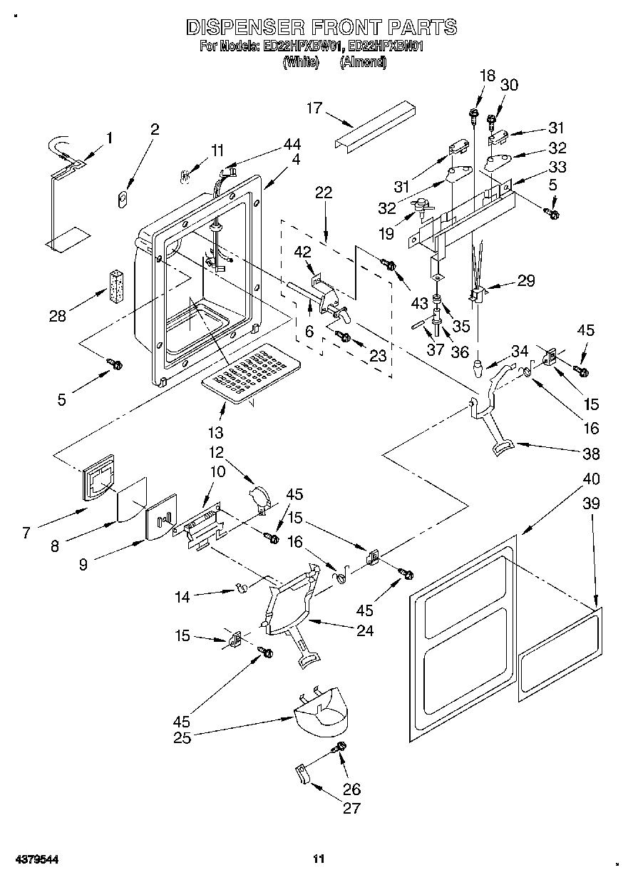 08 - DISPENSER FRONT