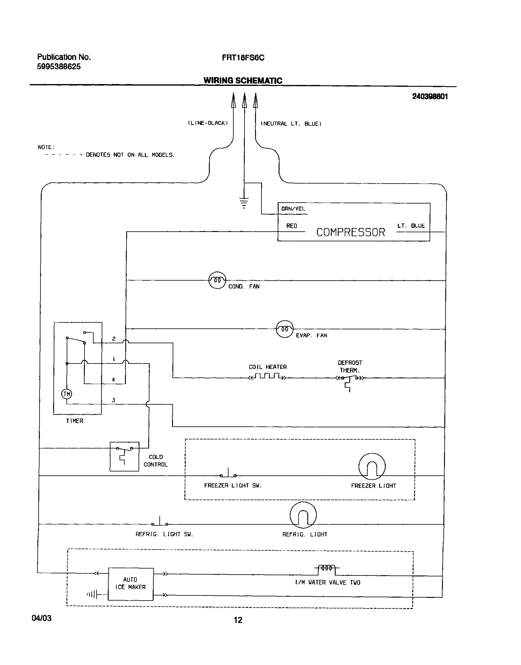 12 - WIRING SCHEMATIC