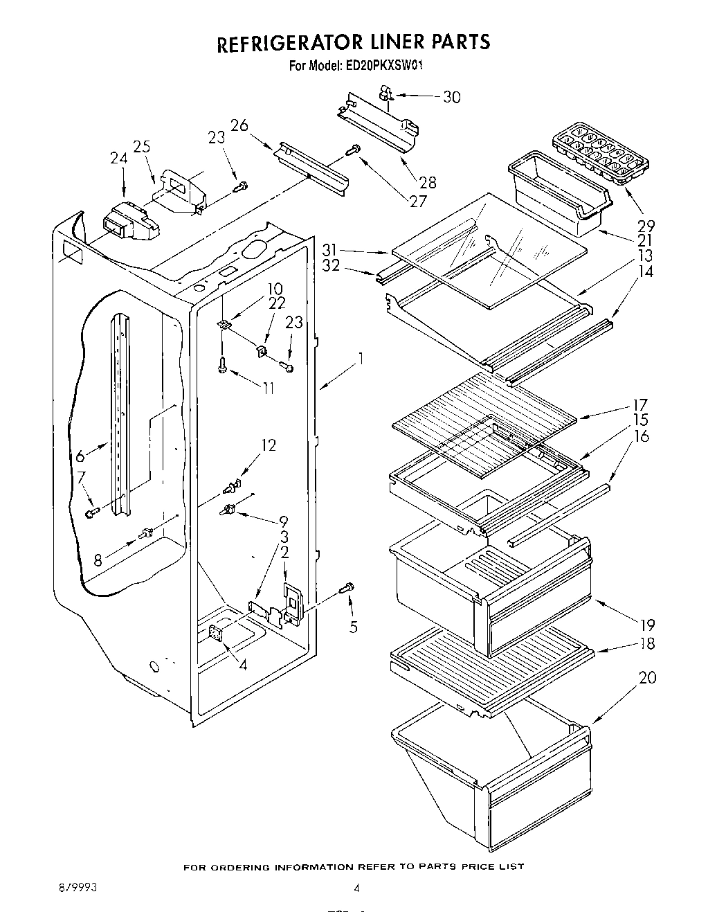 03 - REFRIGERATOR LINER