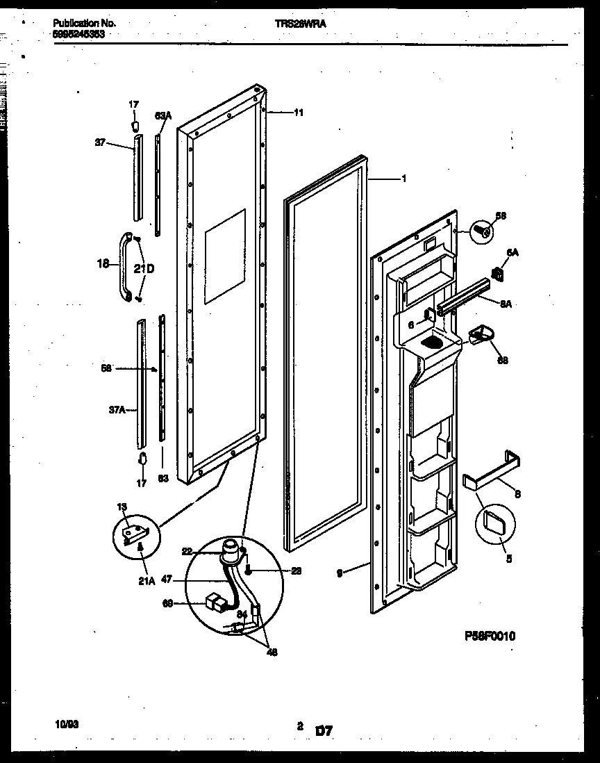 02 - FREEZER DOOR PARTS