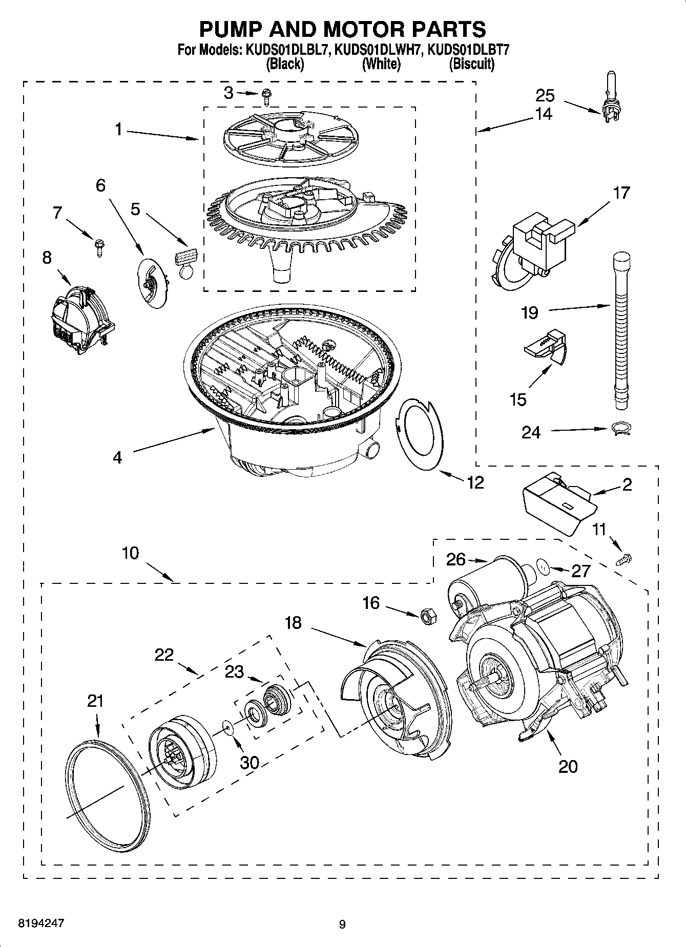 08 - PUMP AND MOTOR PARTS