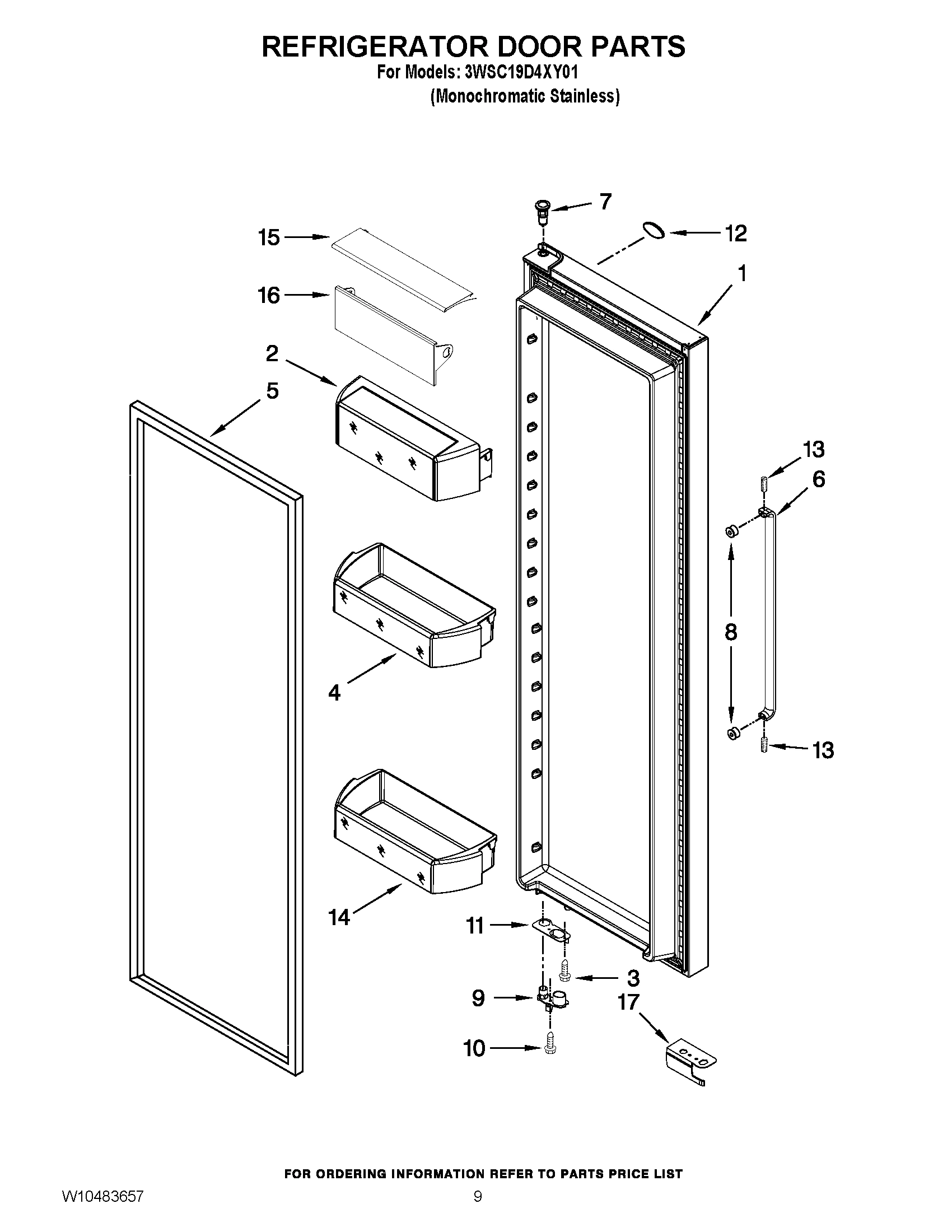 06 - REFRIGERATOR DOOR PARTS