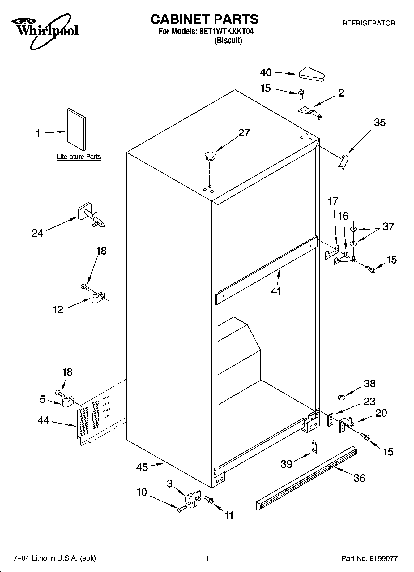 01 - CABINET PARTS