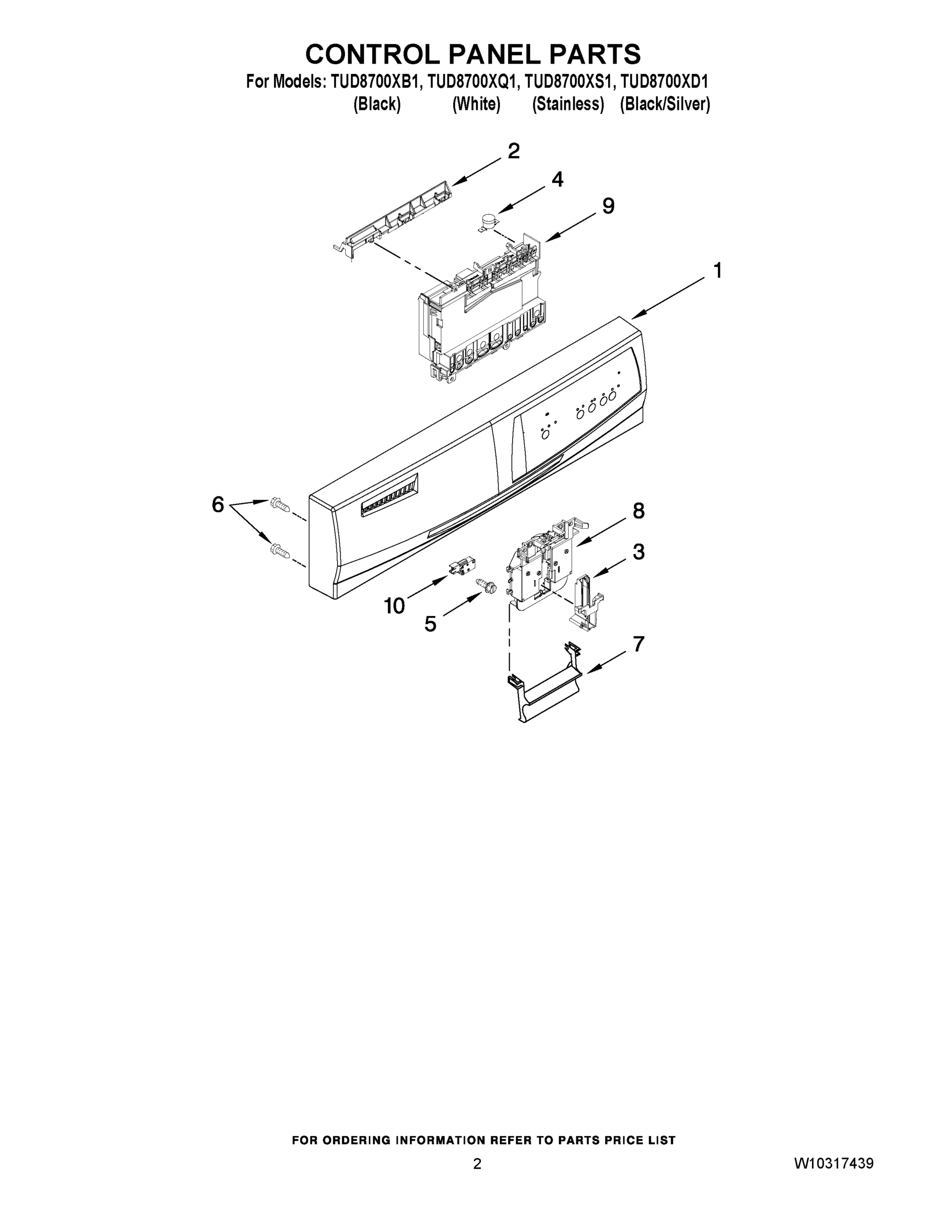 02 - CONTROL PANEL PARTS