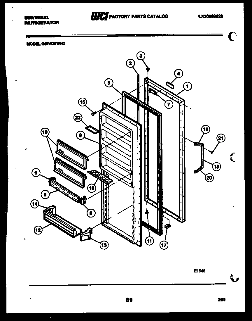 03 - REFRIGERATOR DOOR PARTS