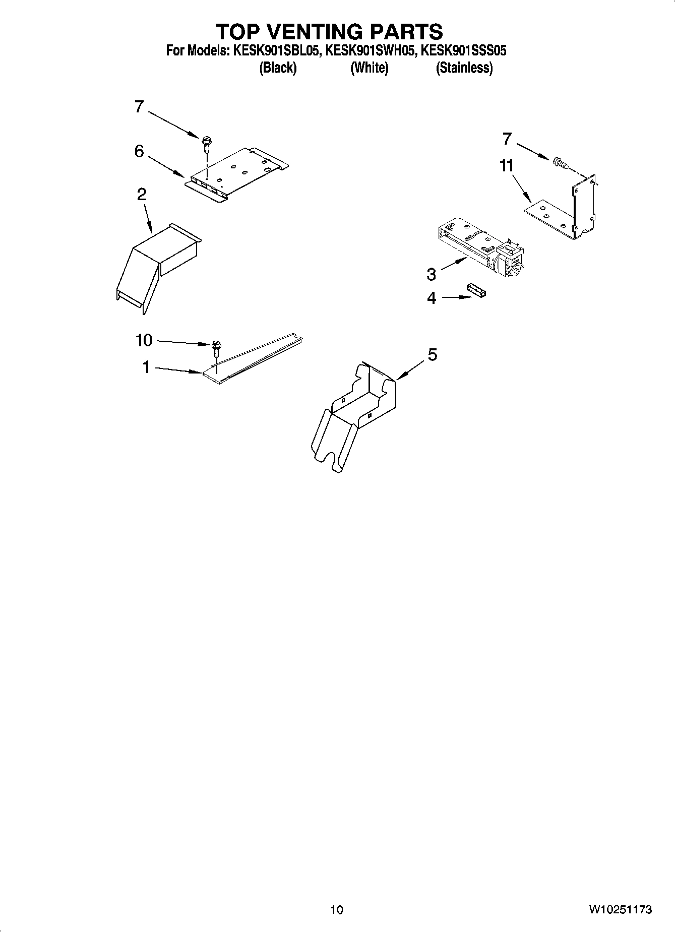 07 - TOP VENTING PARTS, OPTIONAL PARTS