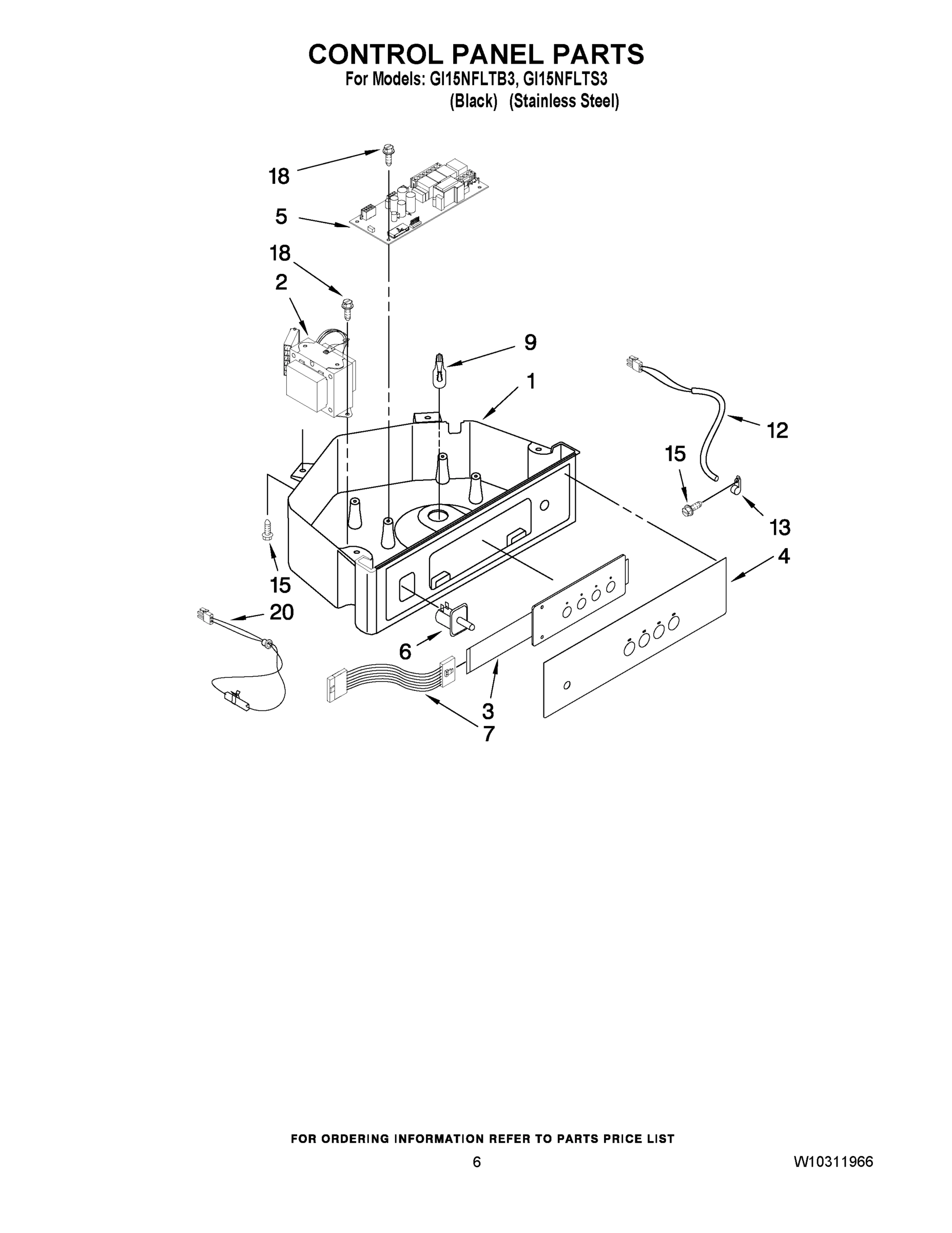 04 - CONTROL PANEL PARTS