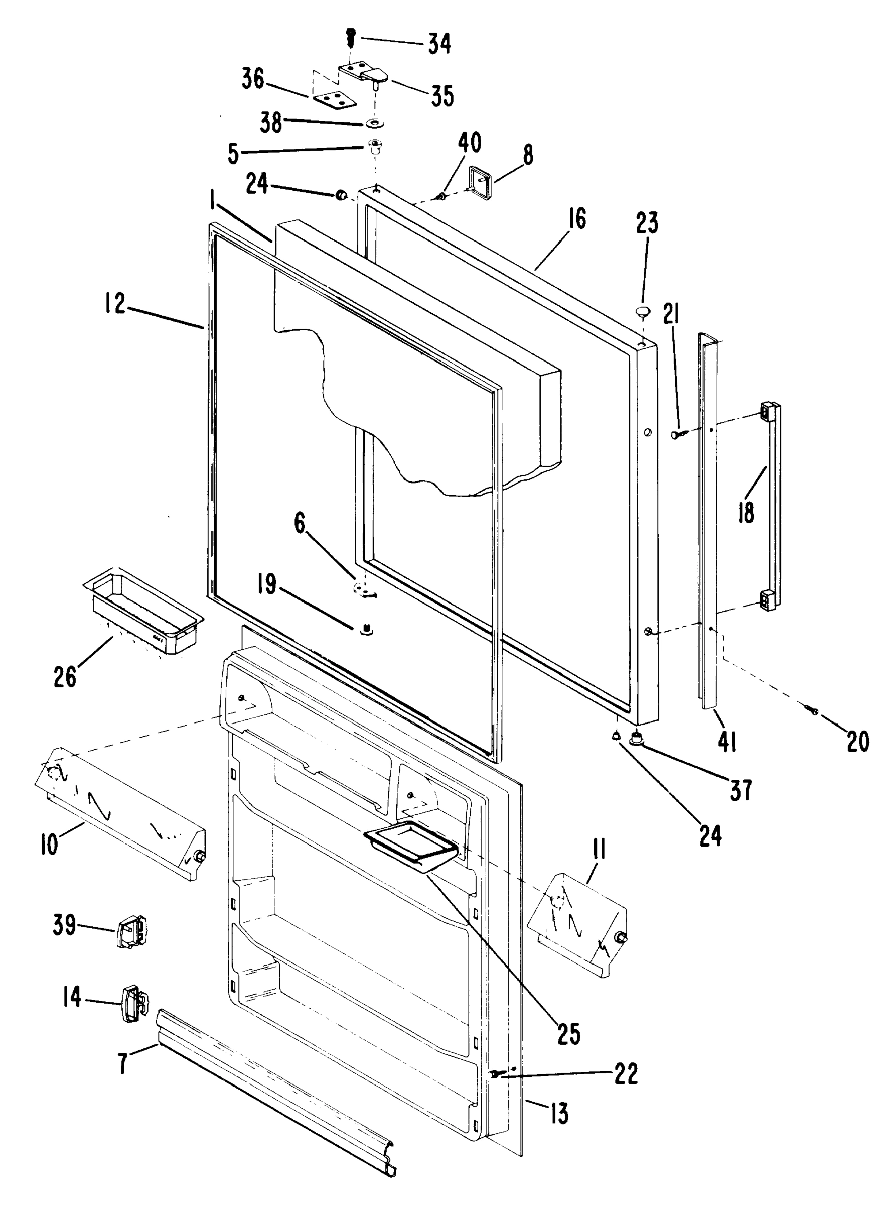 REFRIGERATOR DOOR PARTS