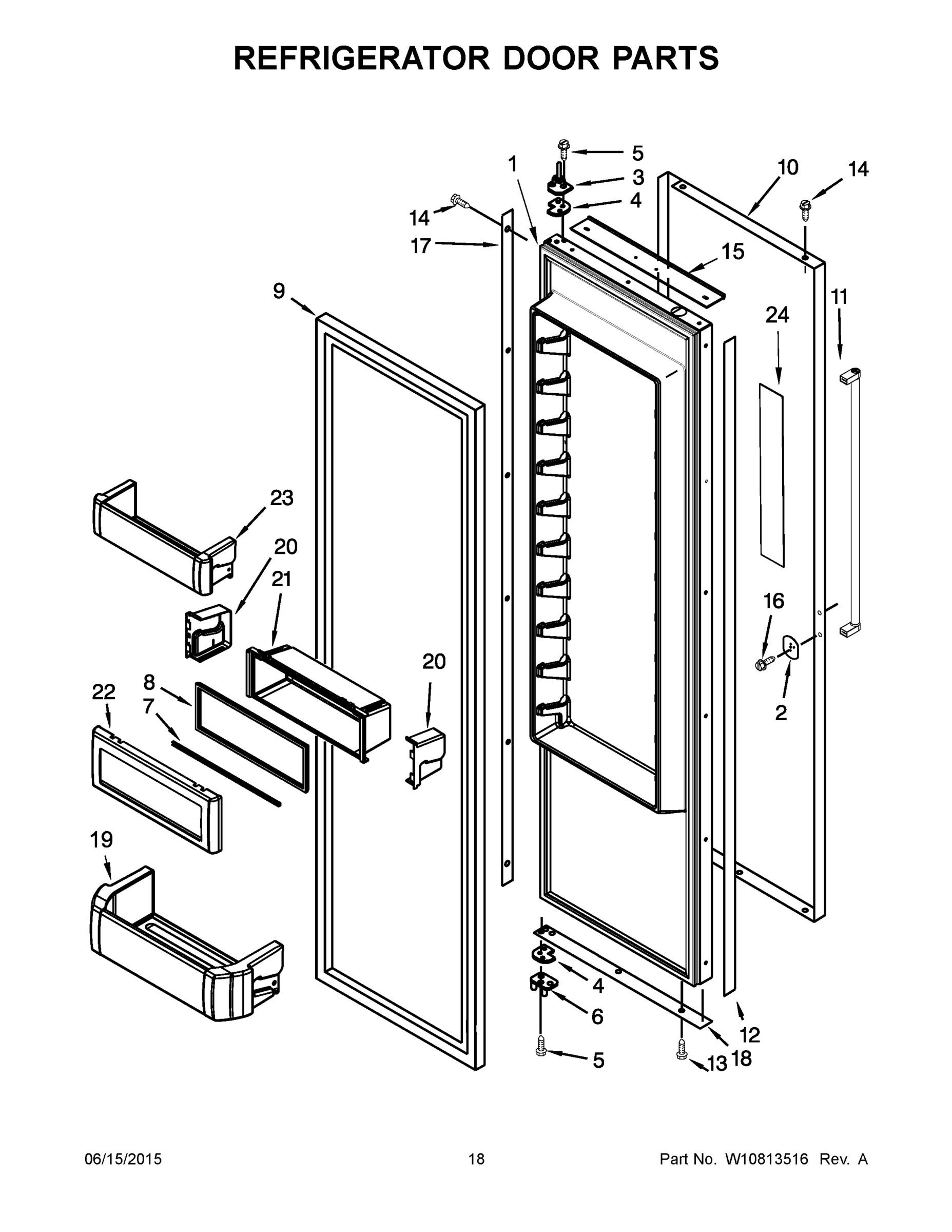 10 - REFRIGERATOR DOOR PARTS