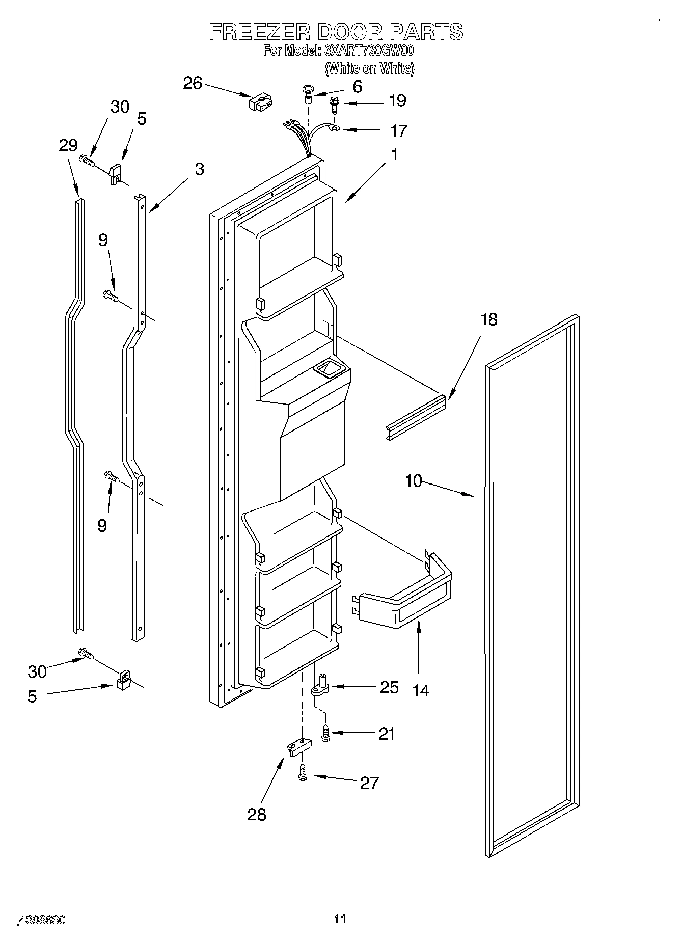06 - FREEZER DOOR