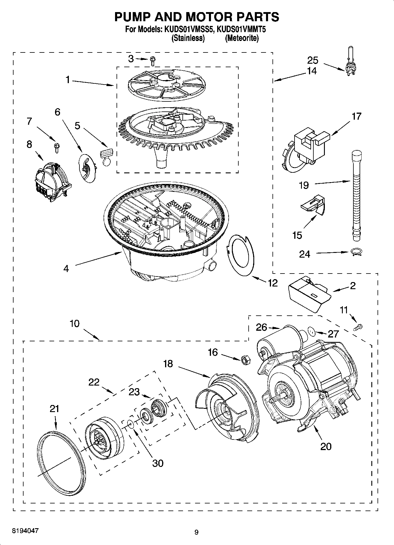 08 - PUMP AND MOTOR PARTS