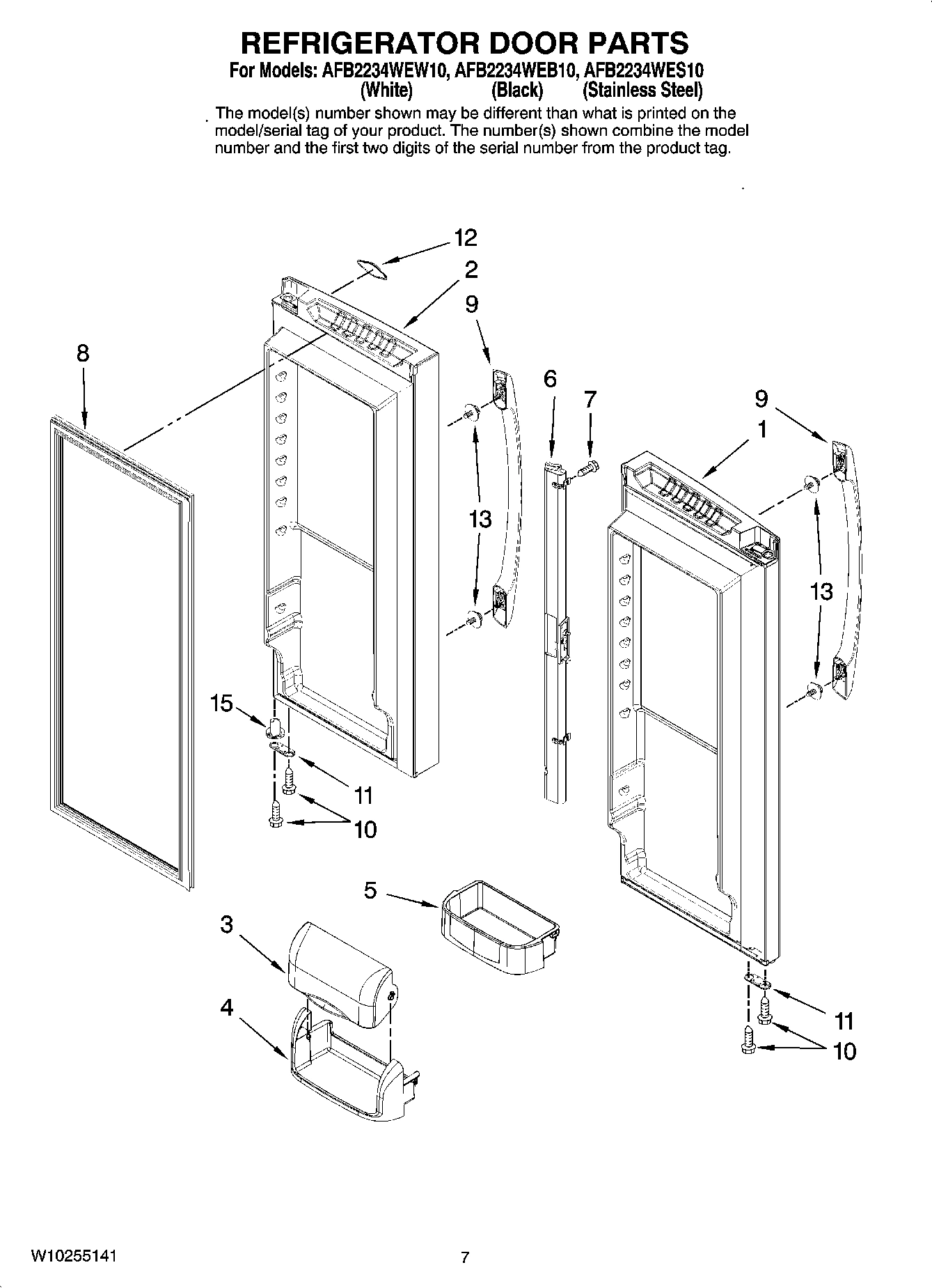 05 - REFRIGERATOR DOOR PARTS
